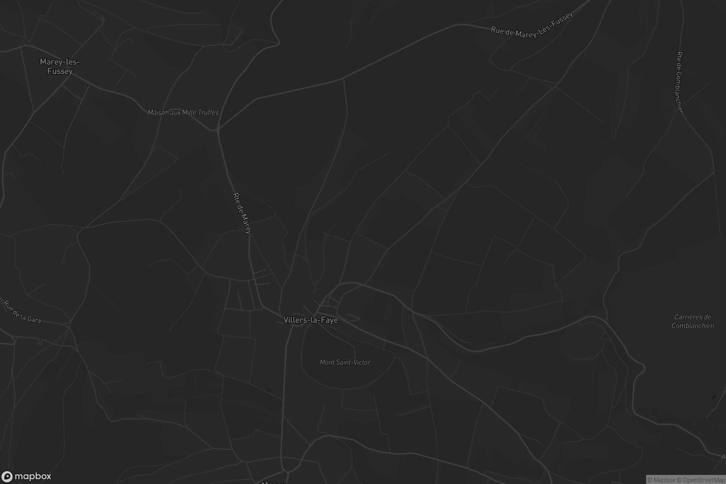 Carte de Villers-la-Faye