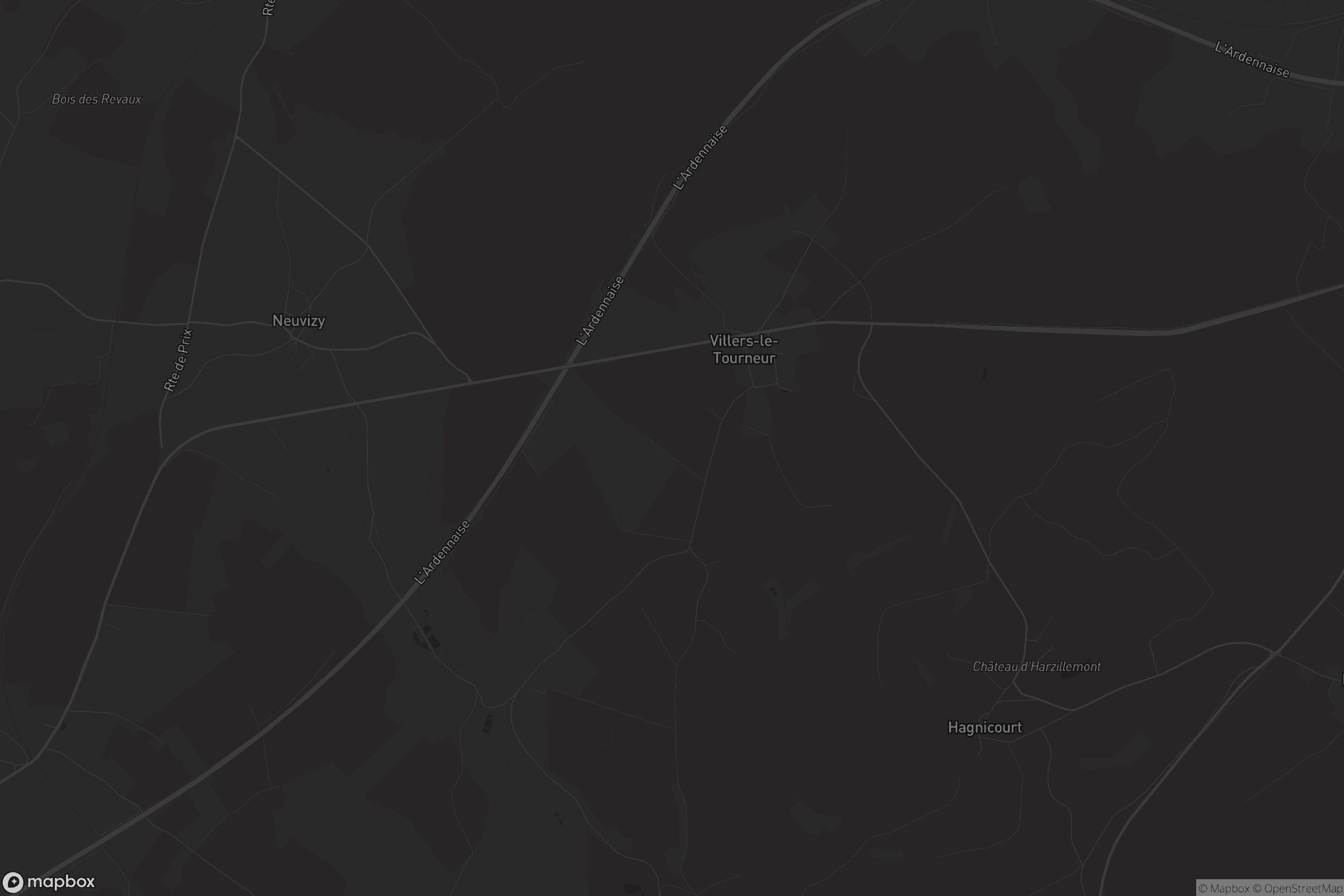 Carte de Villers-le-Tourneur