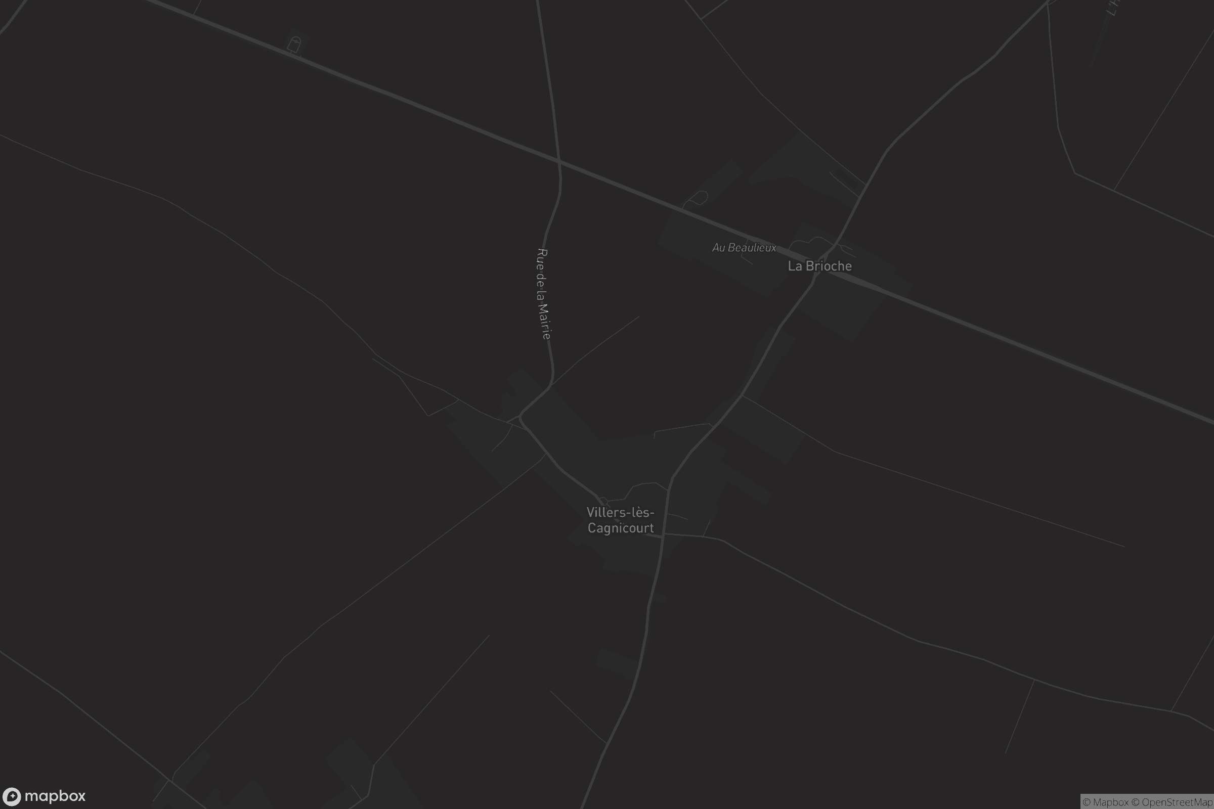 Carte de Villers-lès-Cagnicourt
