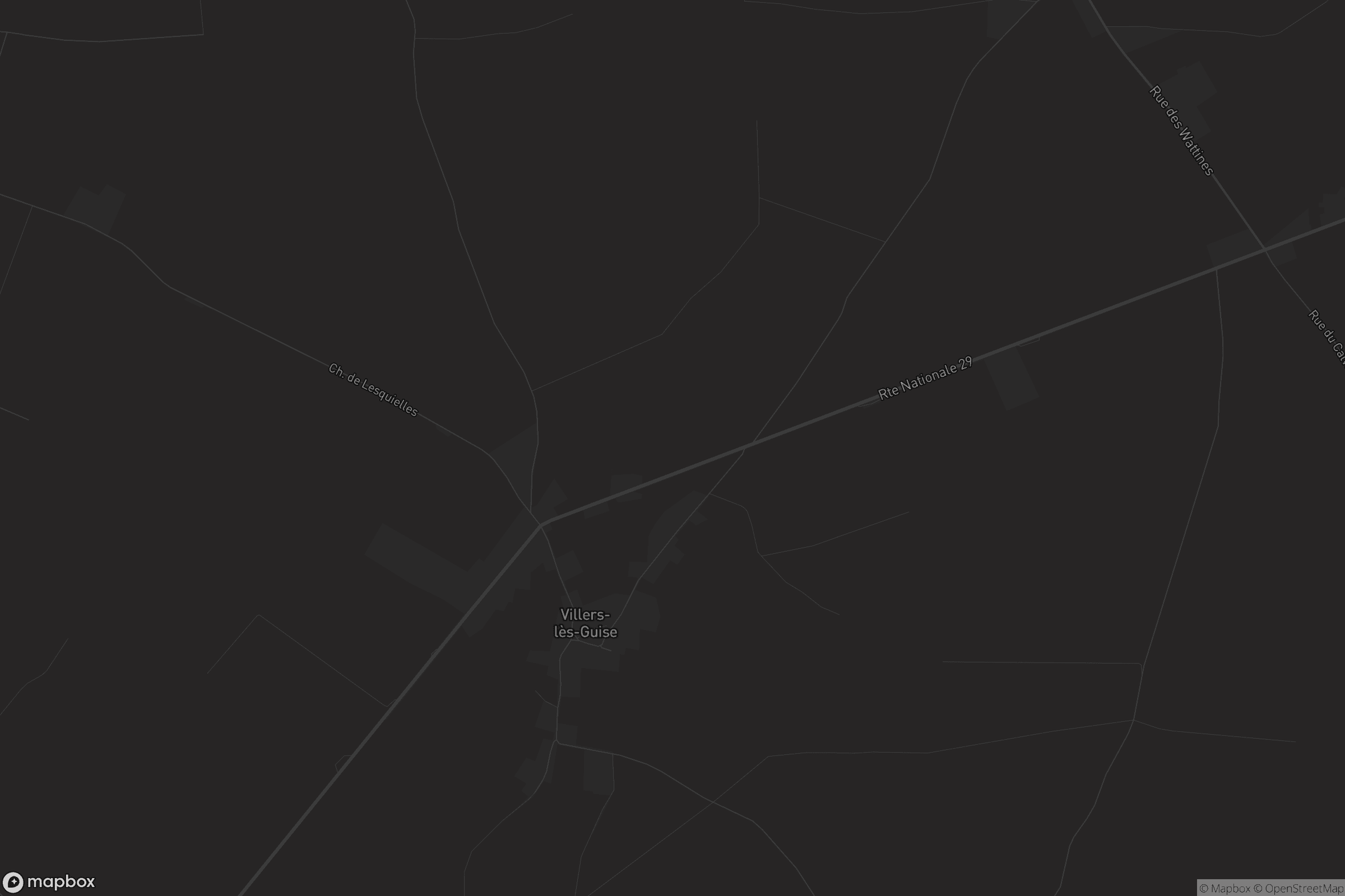 Carte de Villers-lès-Guise