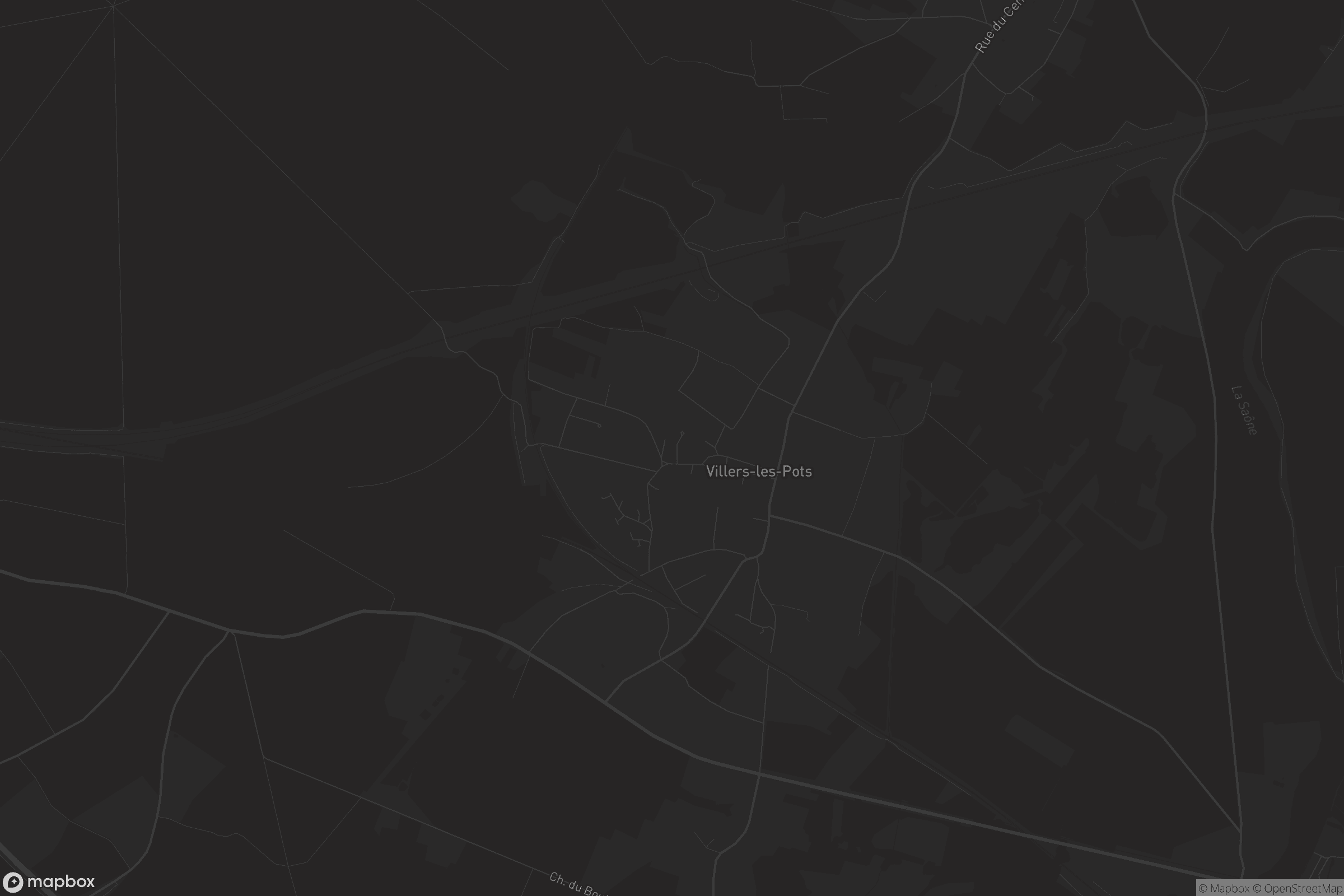 Carte de Villers-les-Pots