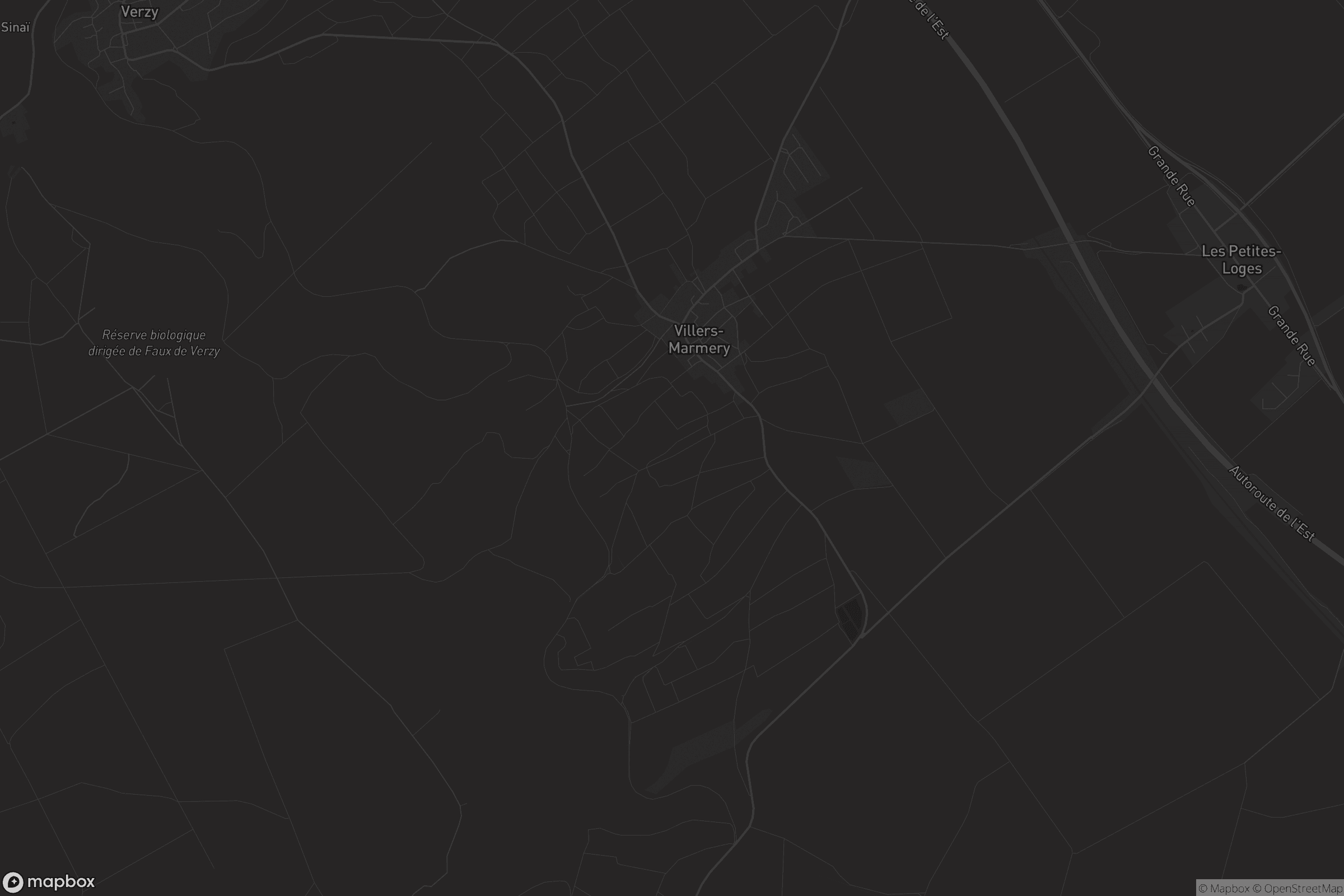 Carte de Villers-Marmery