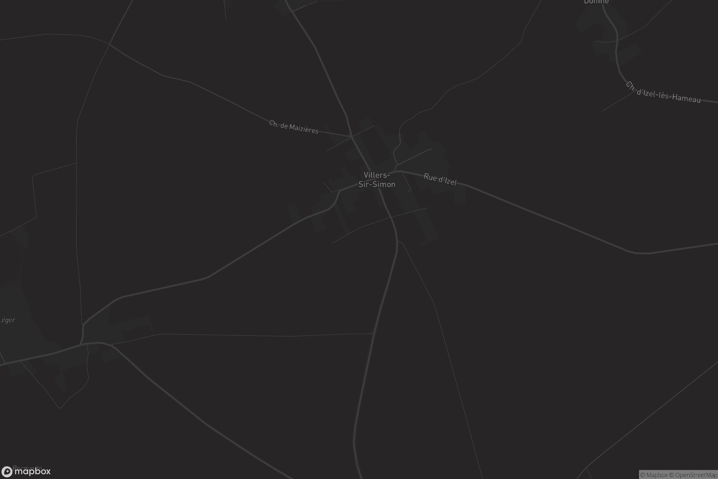 Carte de Villers-Sir-Simon