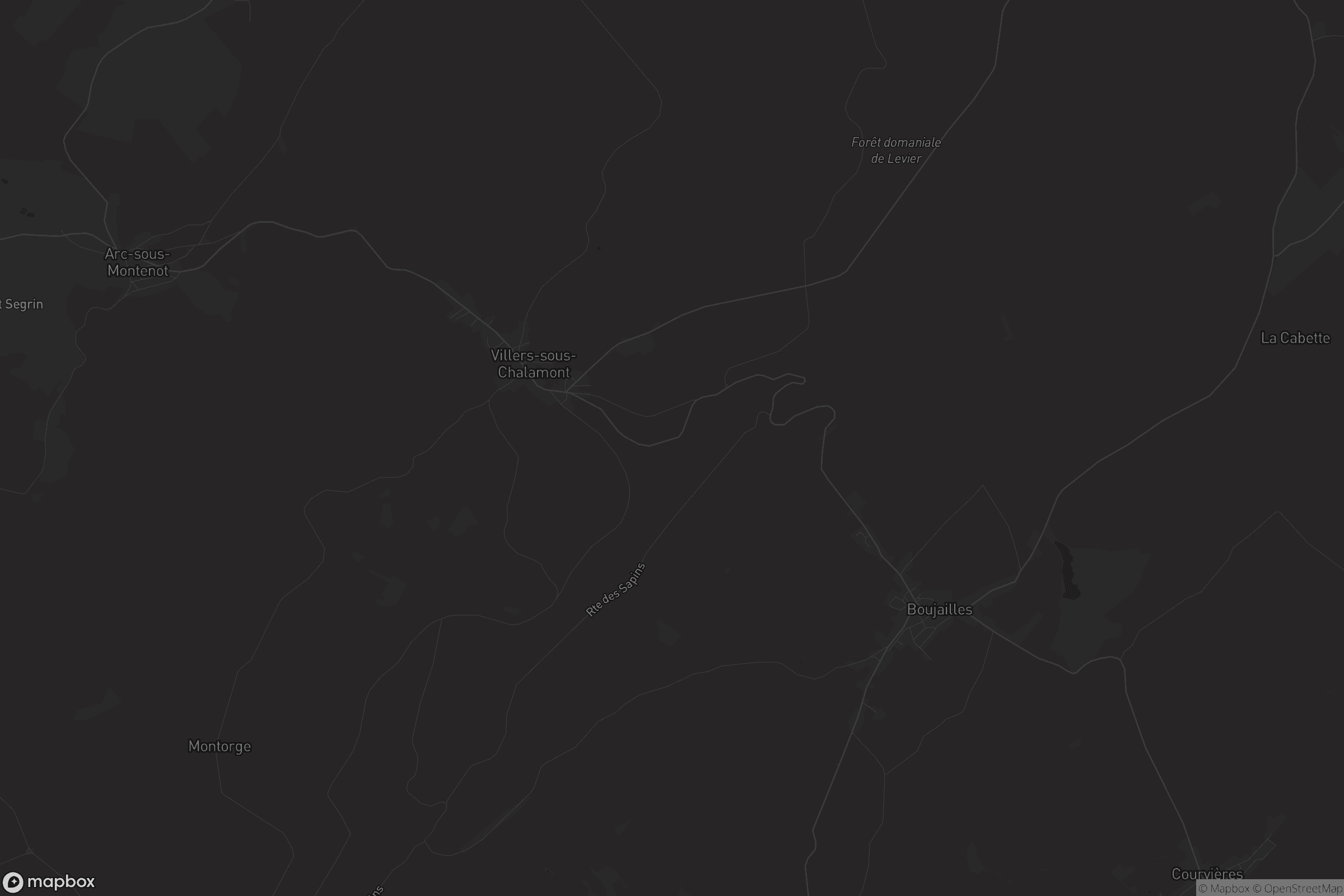 Carte de Villers-sous-Chalamont