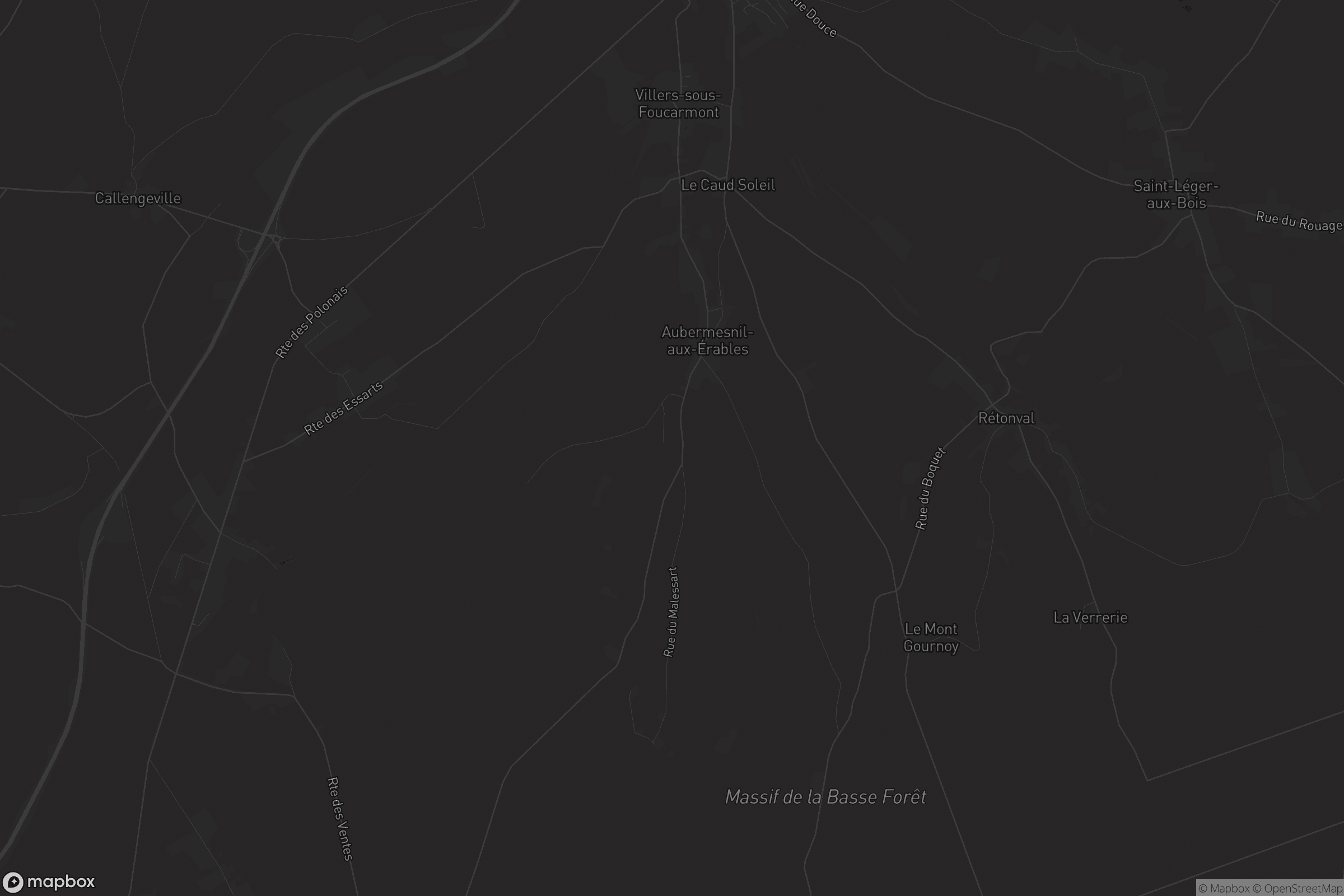 Carte de Villers-sous-Foucarmont