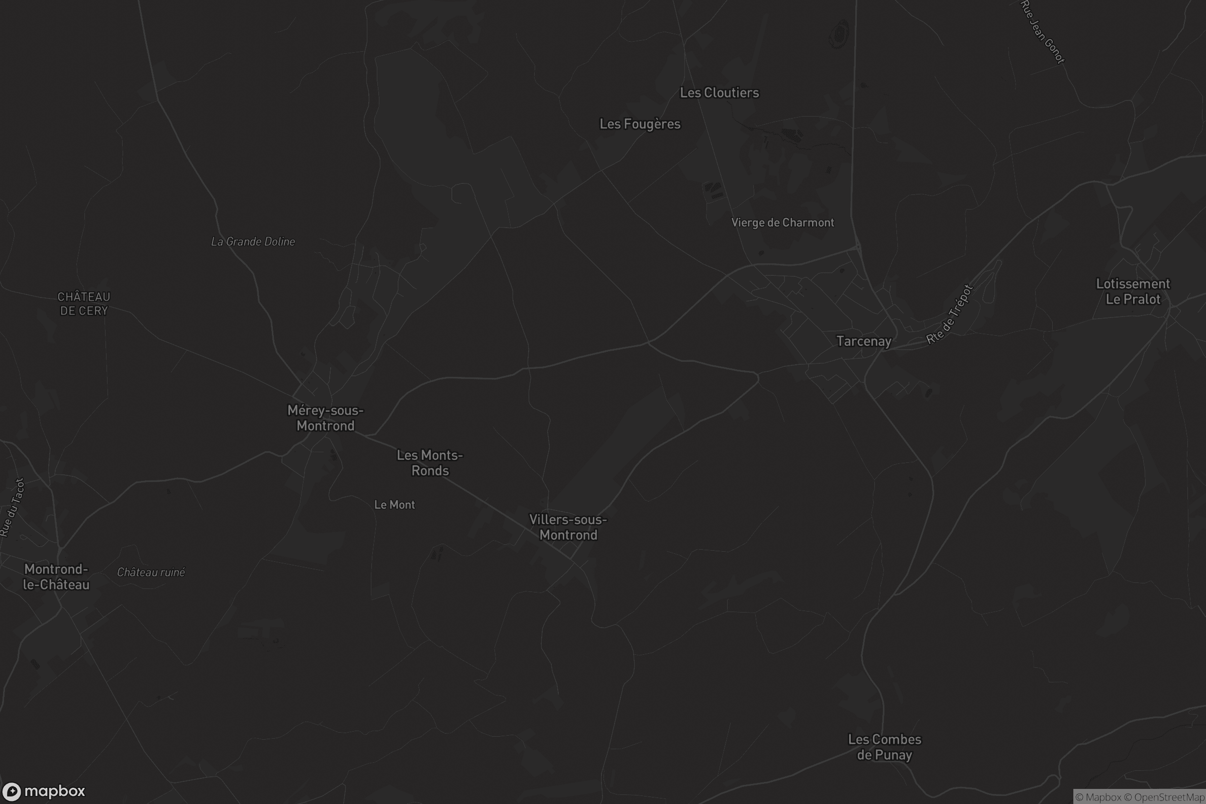 Carte de Villers-sous-Montrond