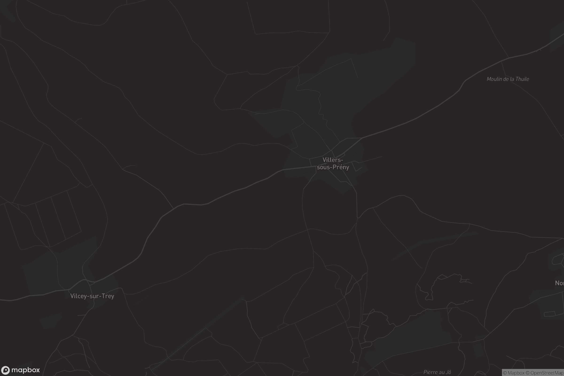 Carte de Villers-sous-Prény