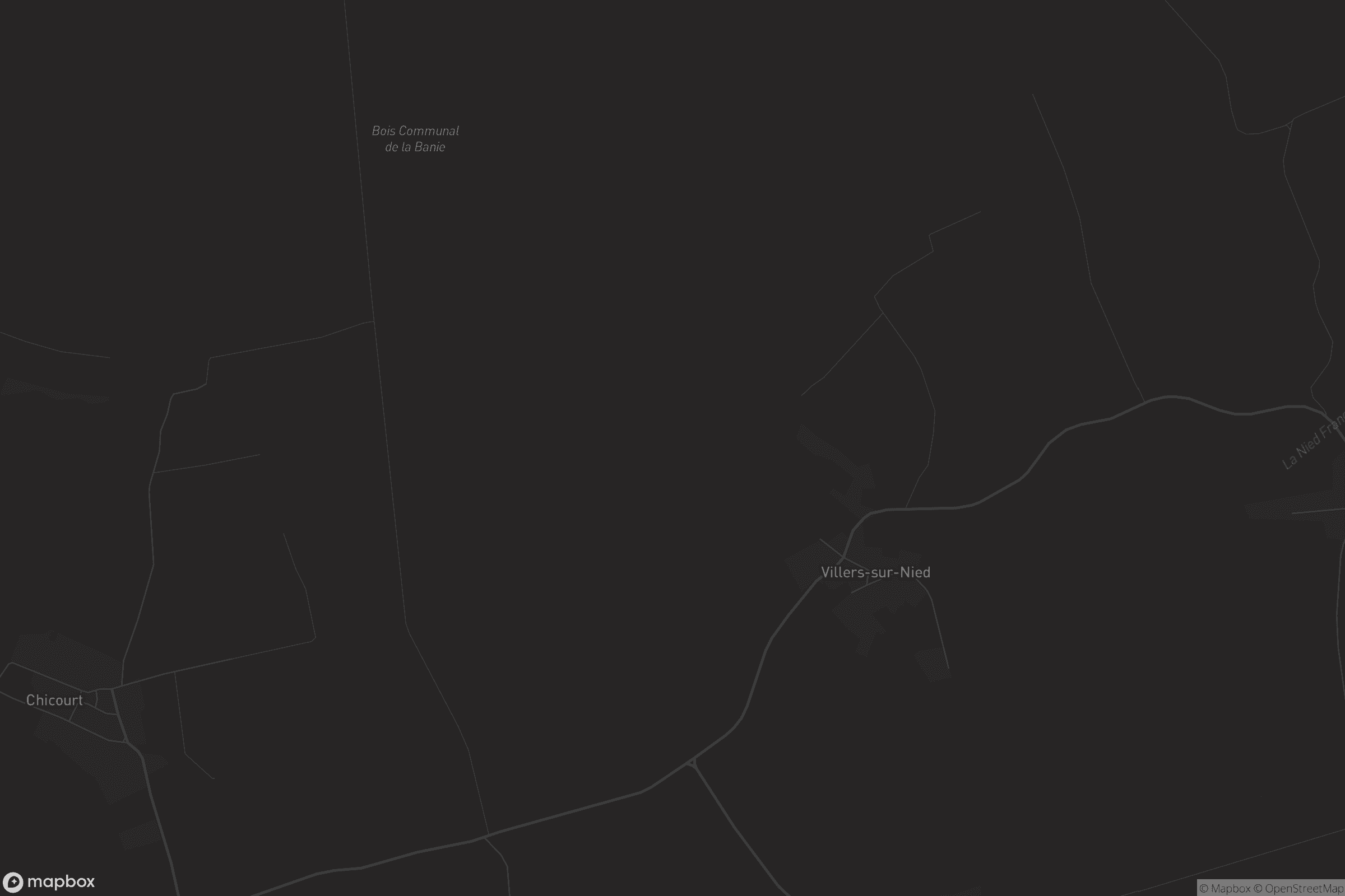 Carte de Villers-sur-Nied