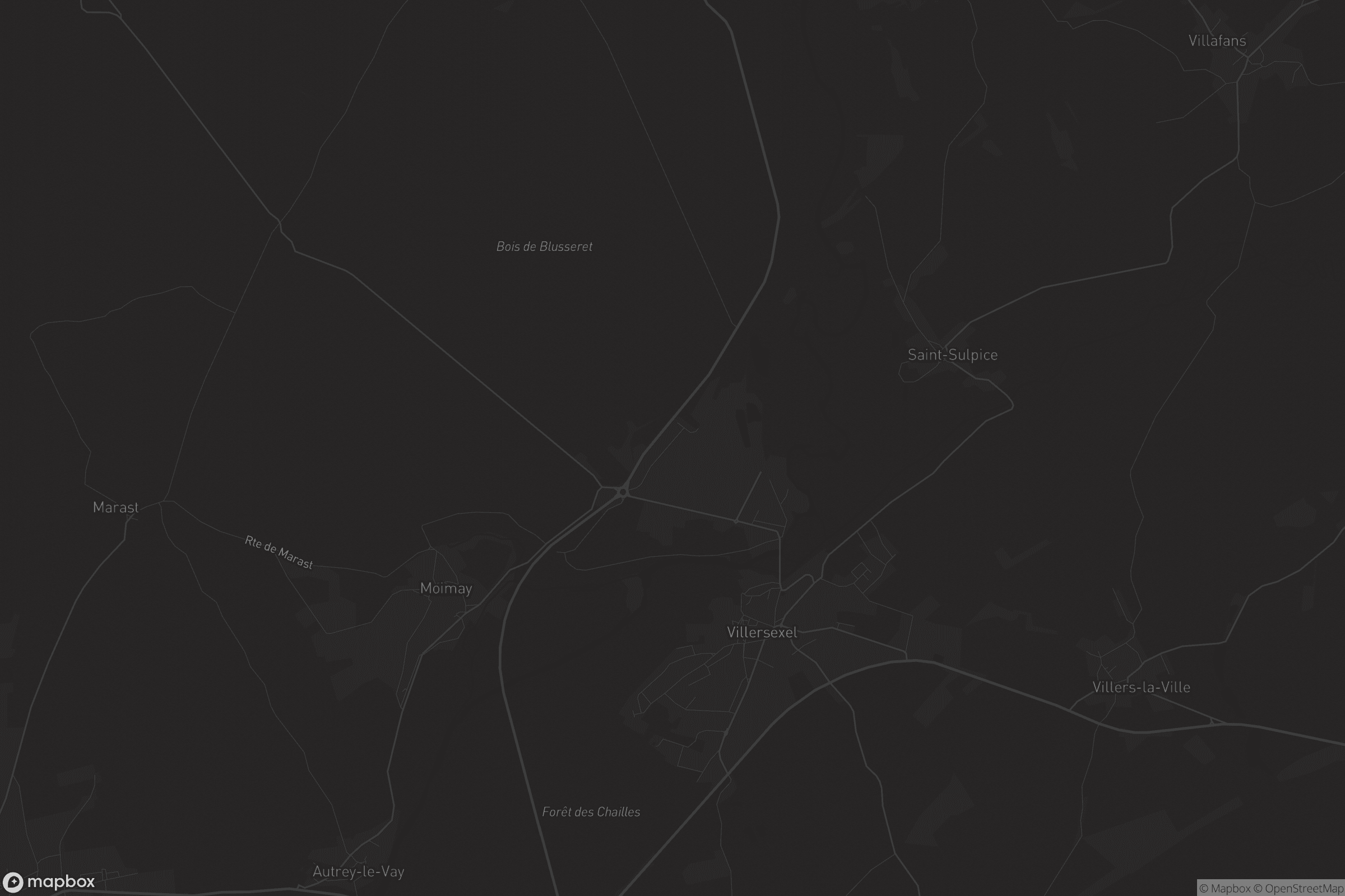 Carte de Villersexel