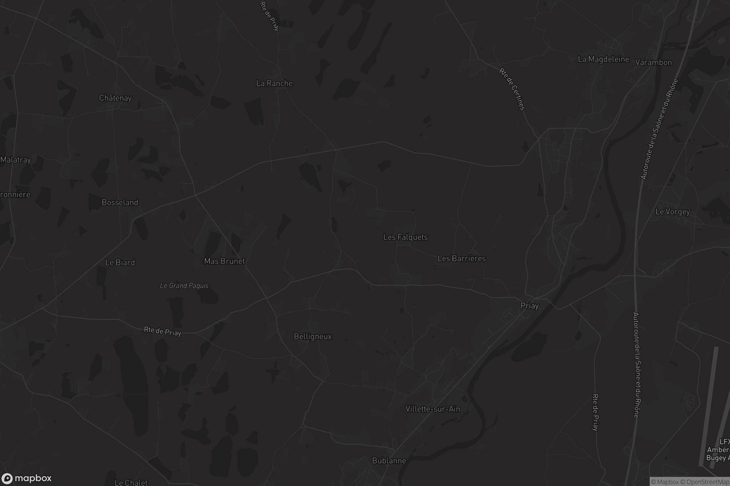 Carte de Villette-sur-Ain