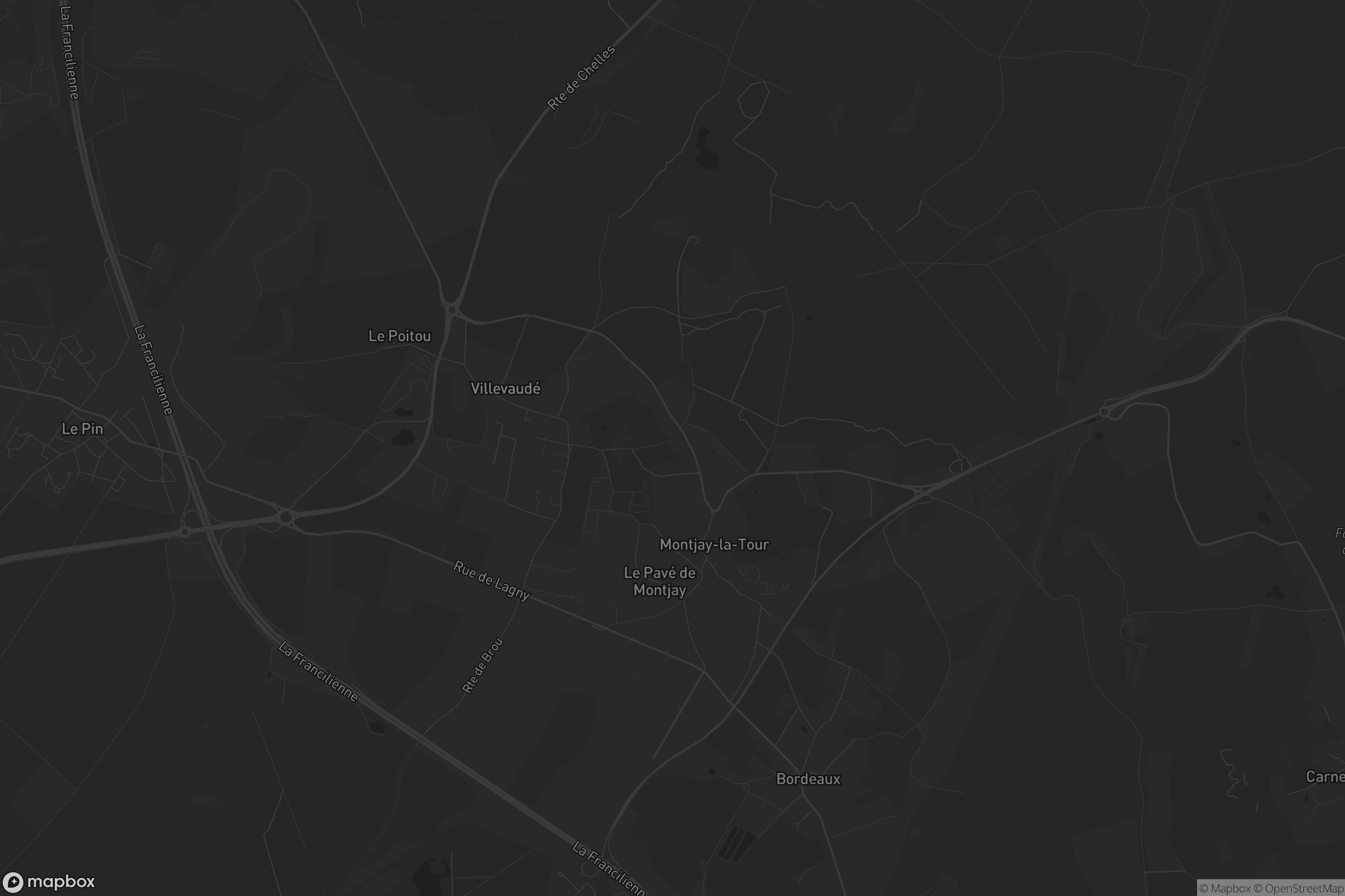 Carte de Villevaudé