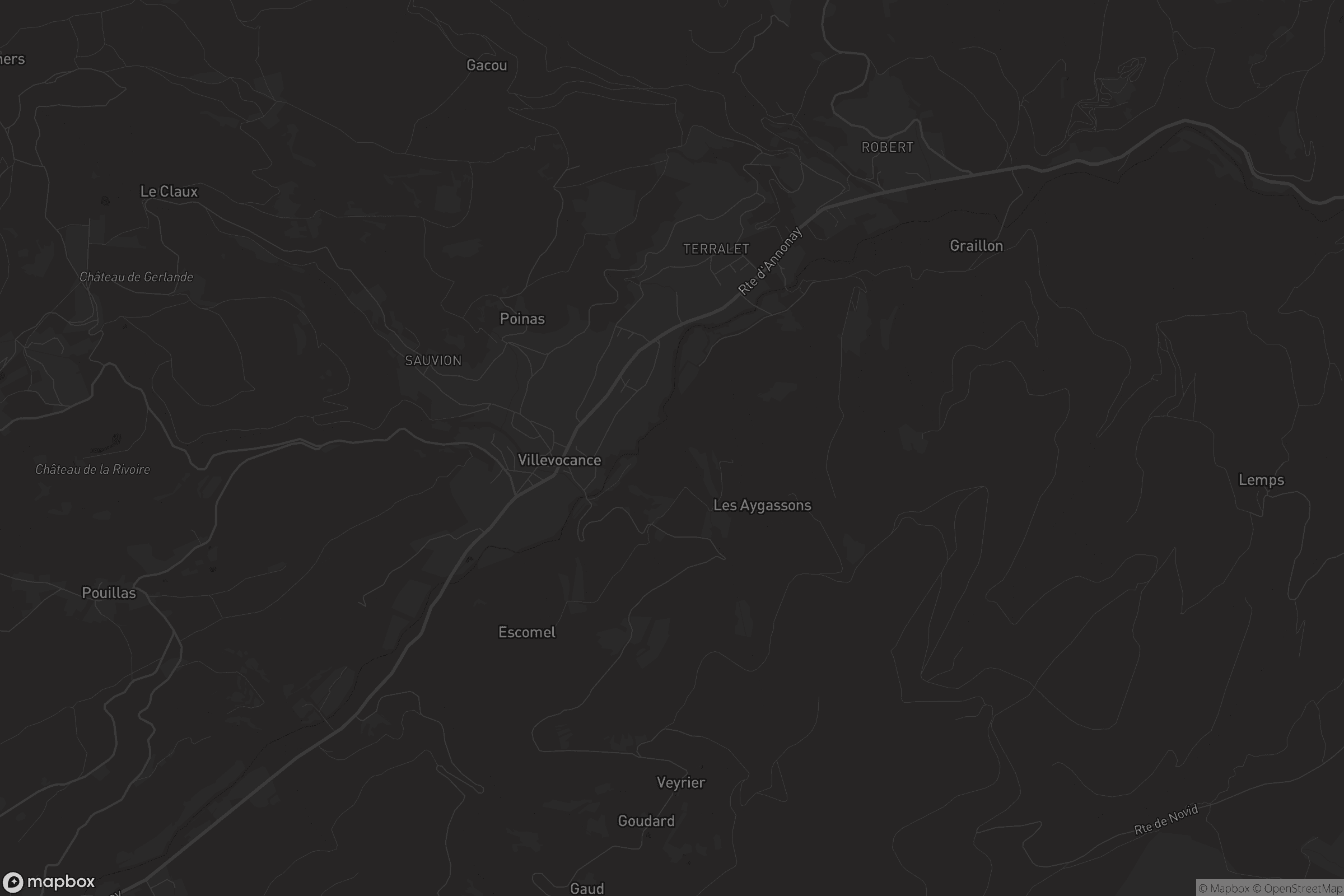 Carte de Villevocance