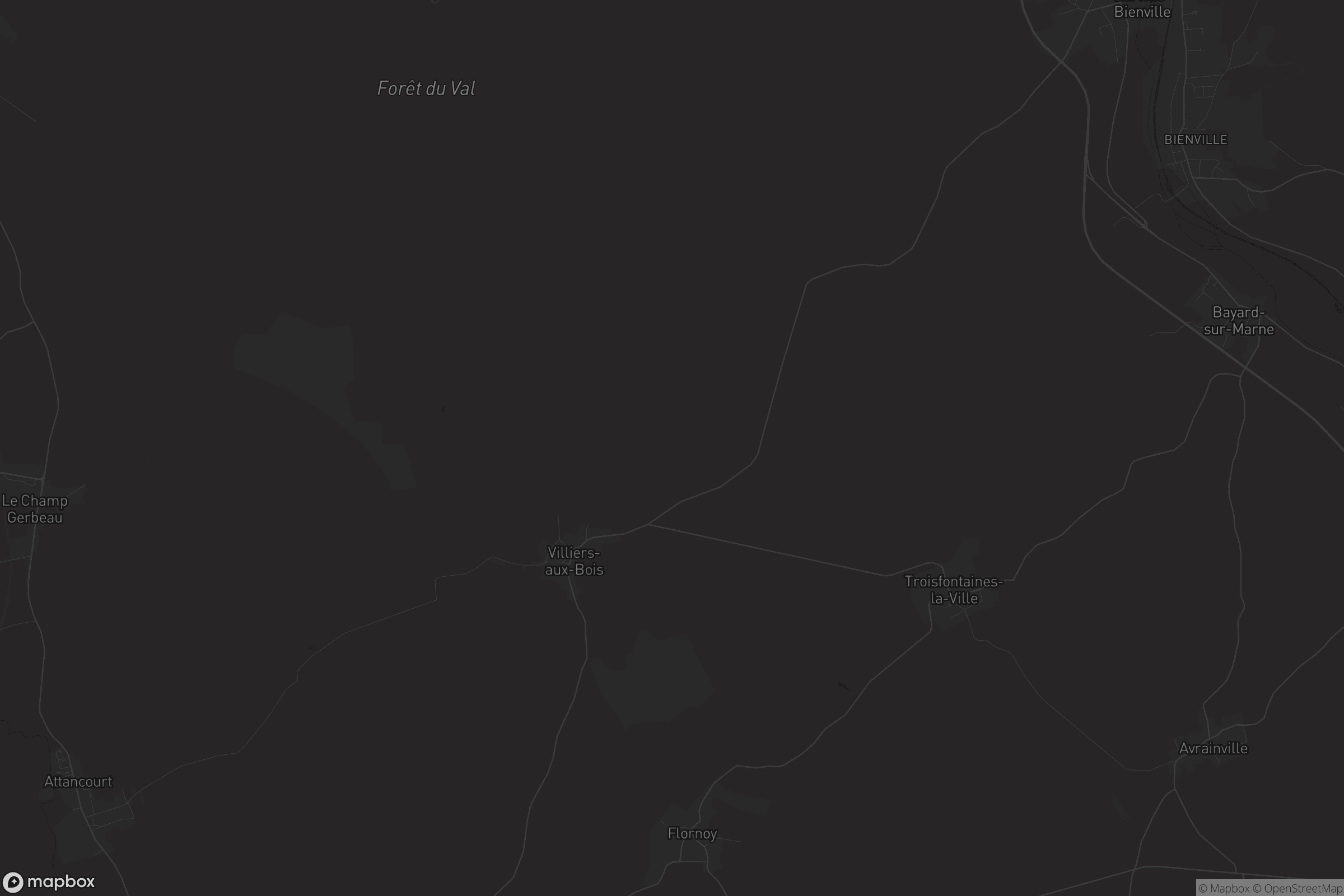 Carte de Villiers-aux-Bois