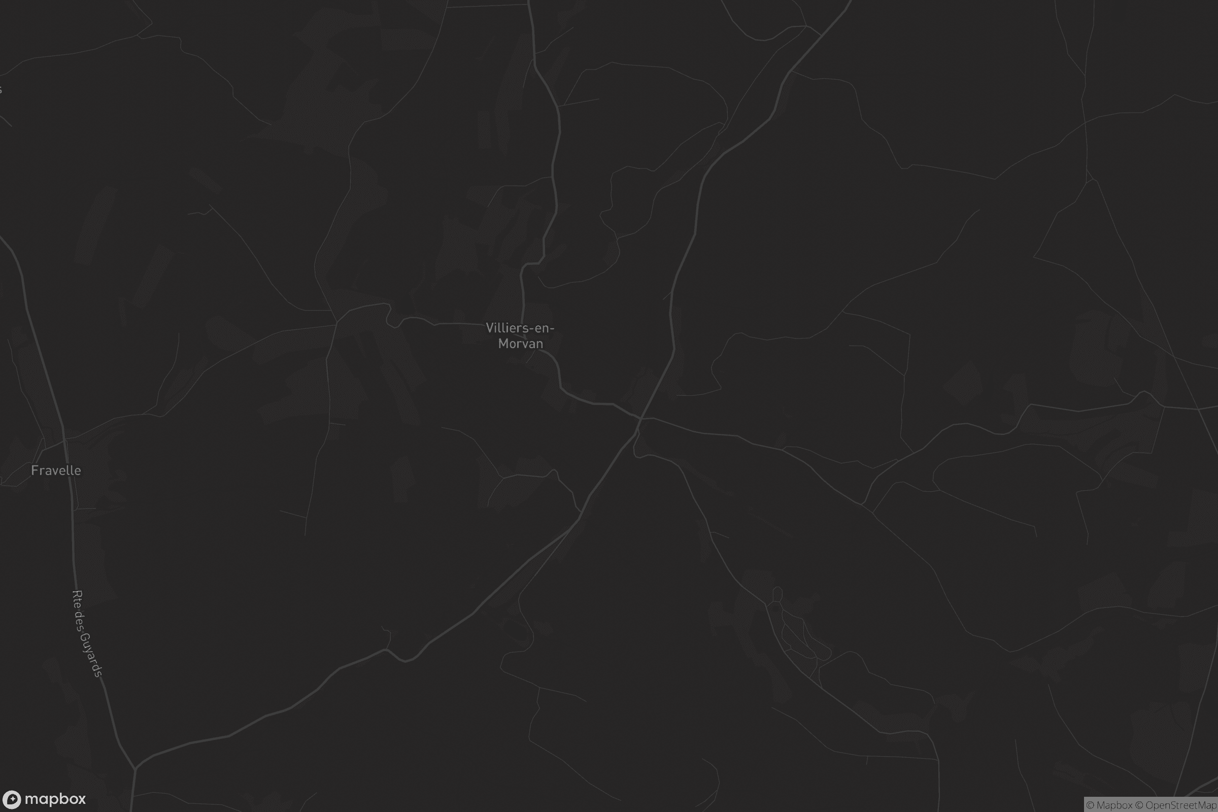 Carte de Villiers-en-Morvan