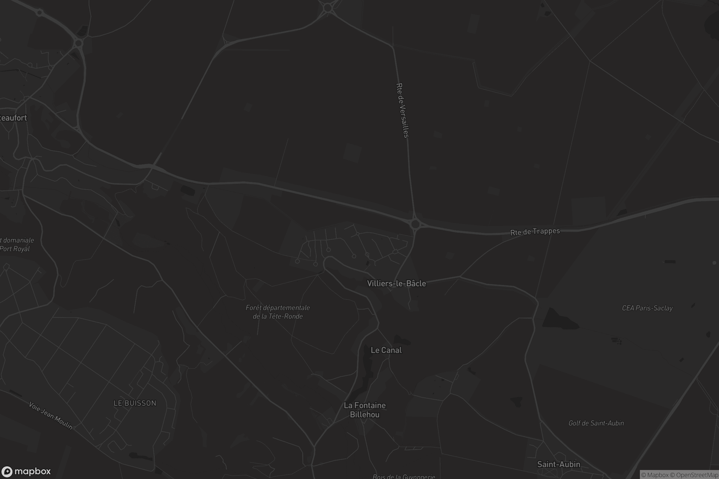 Carte de Villiers-le-Bâcle