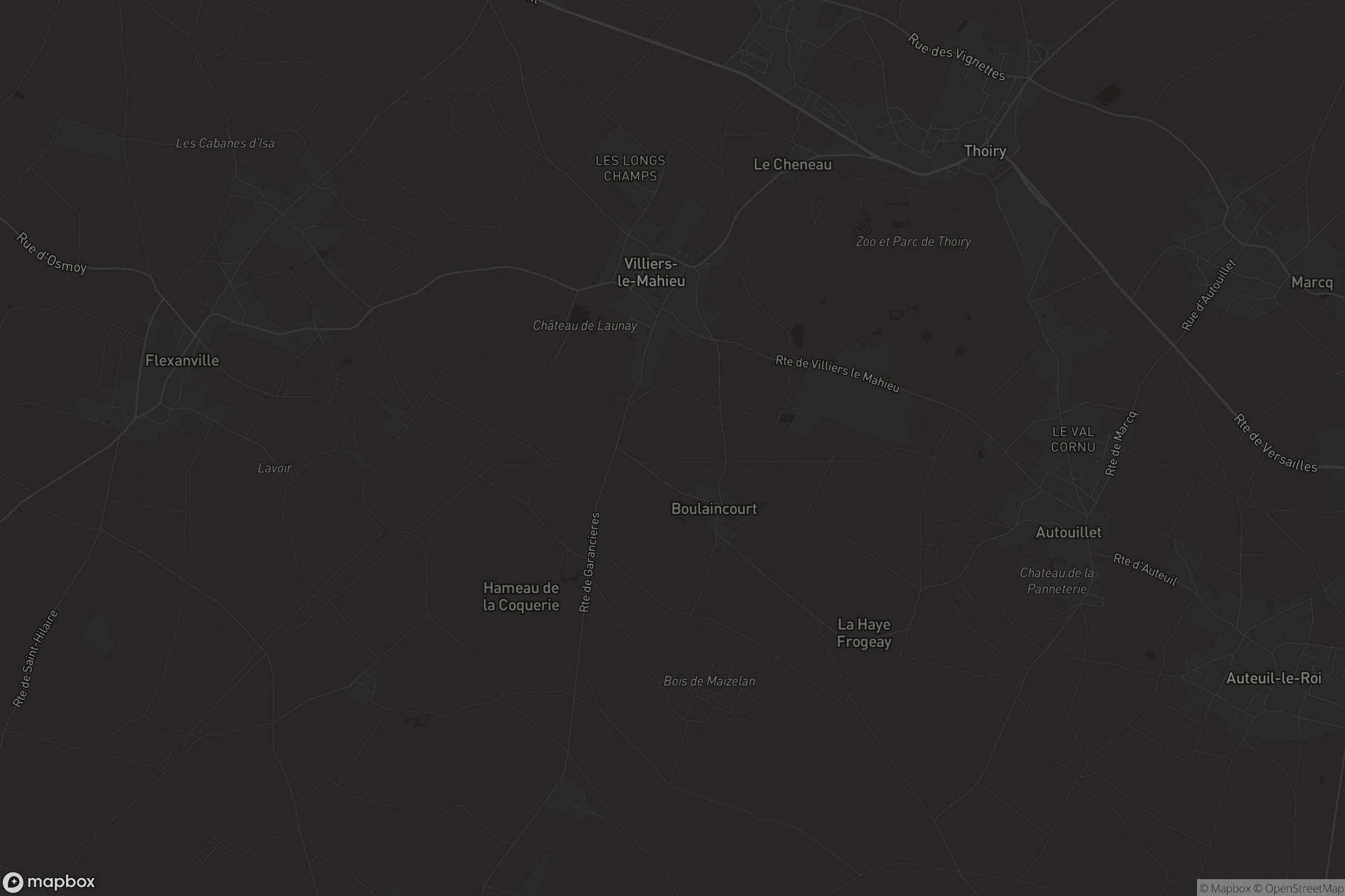 Carte de Villiers-le-Mahieu