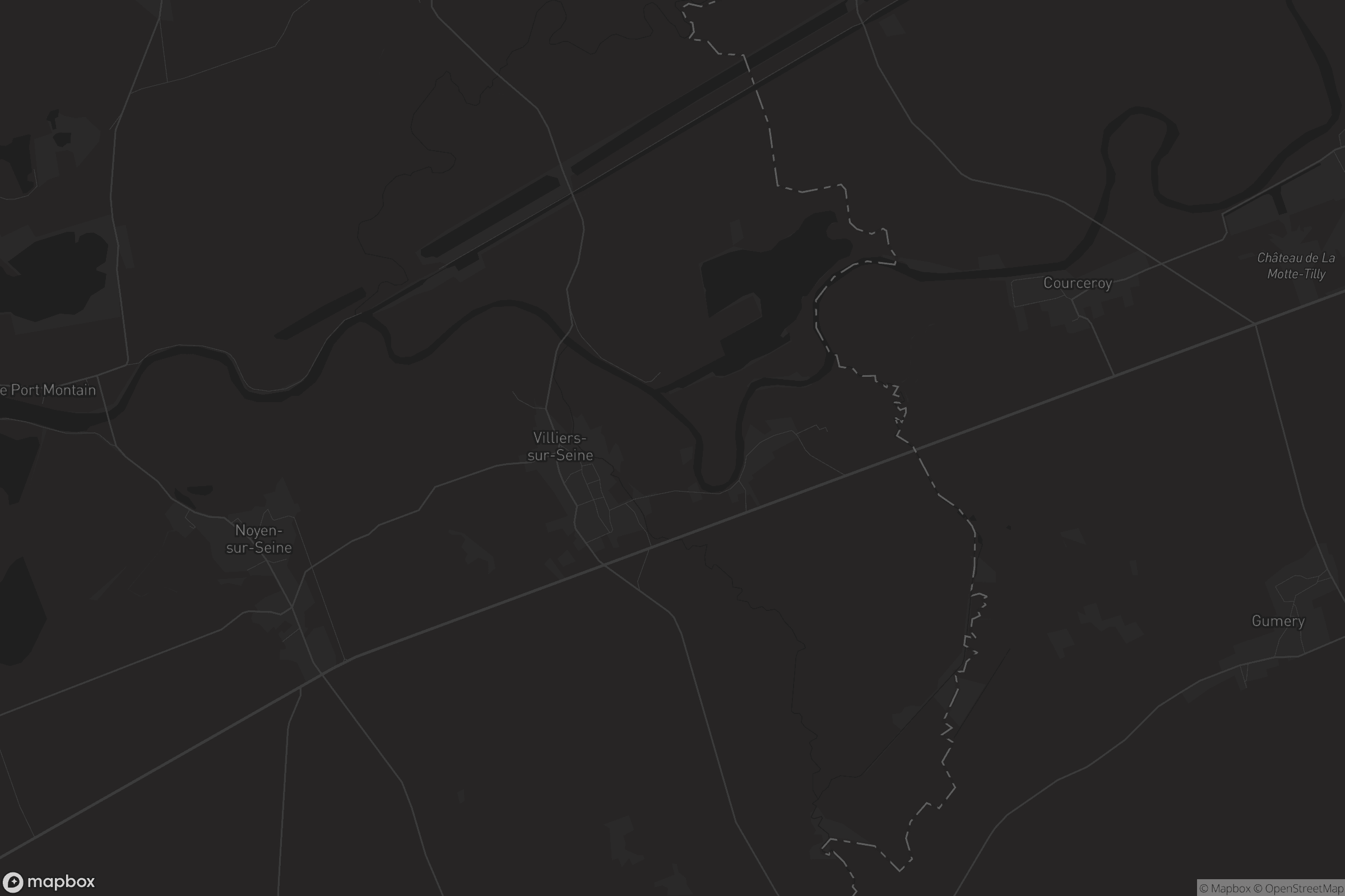 Carte de Villiers-sur-Seine
