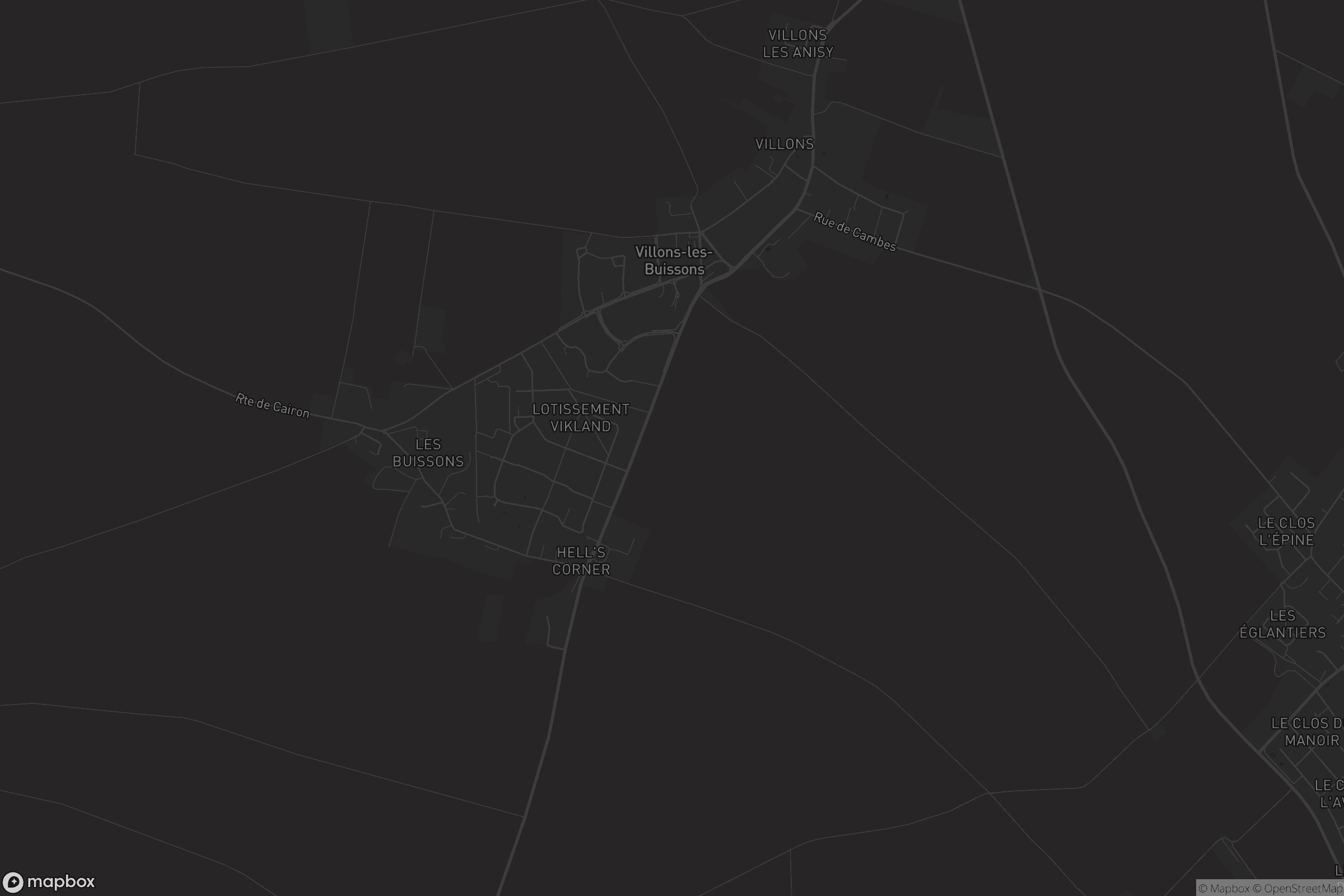 Carte de Villons-les-Buissons