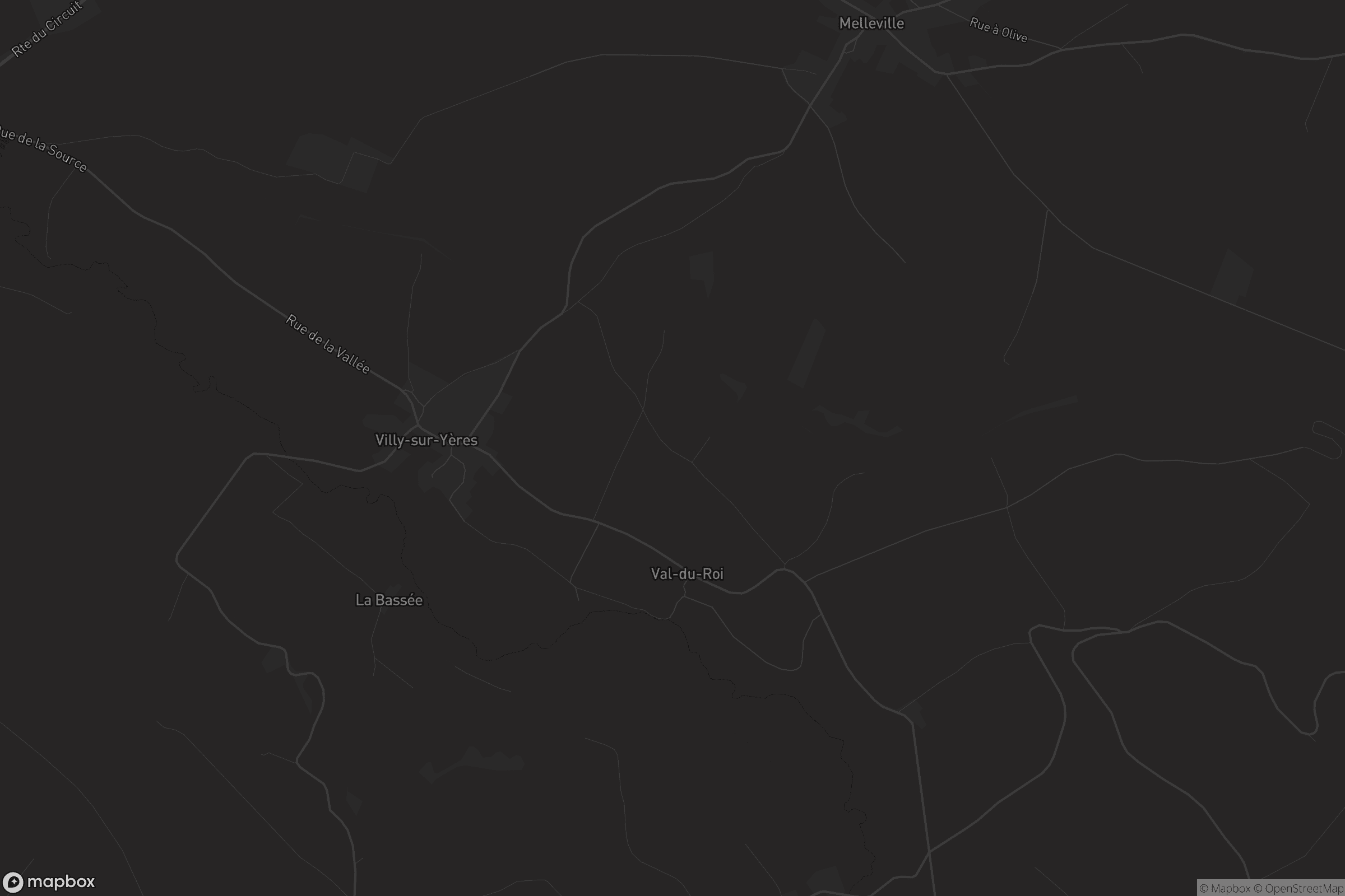 Carte de Villy-sur-Yères