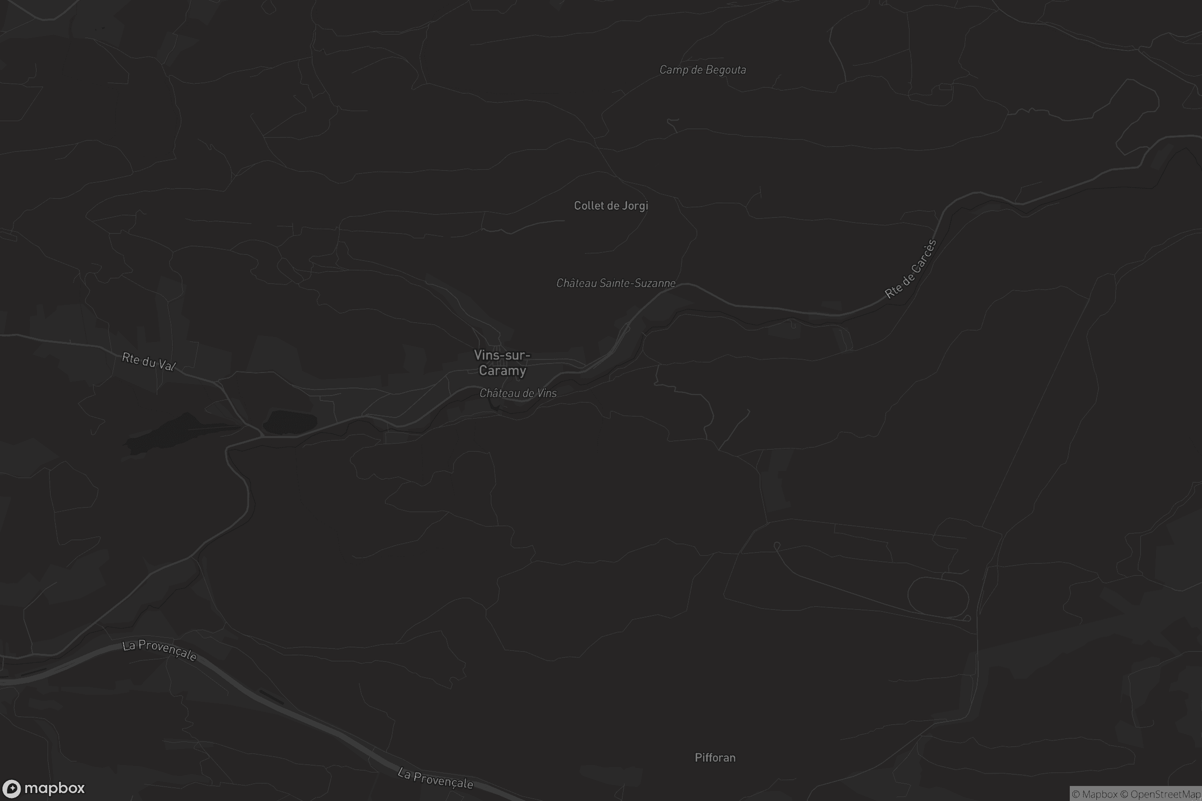 Carte de Vins-sur-Caramy