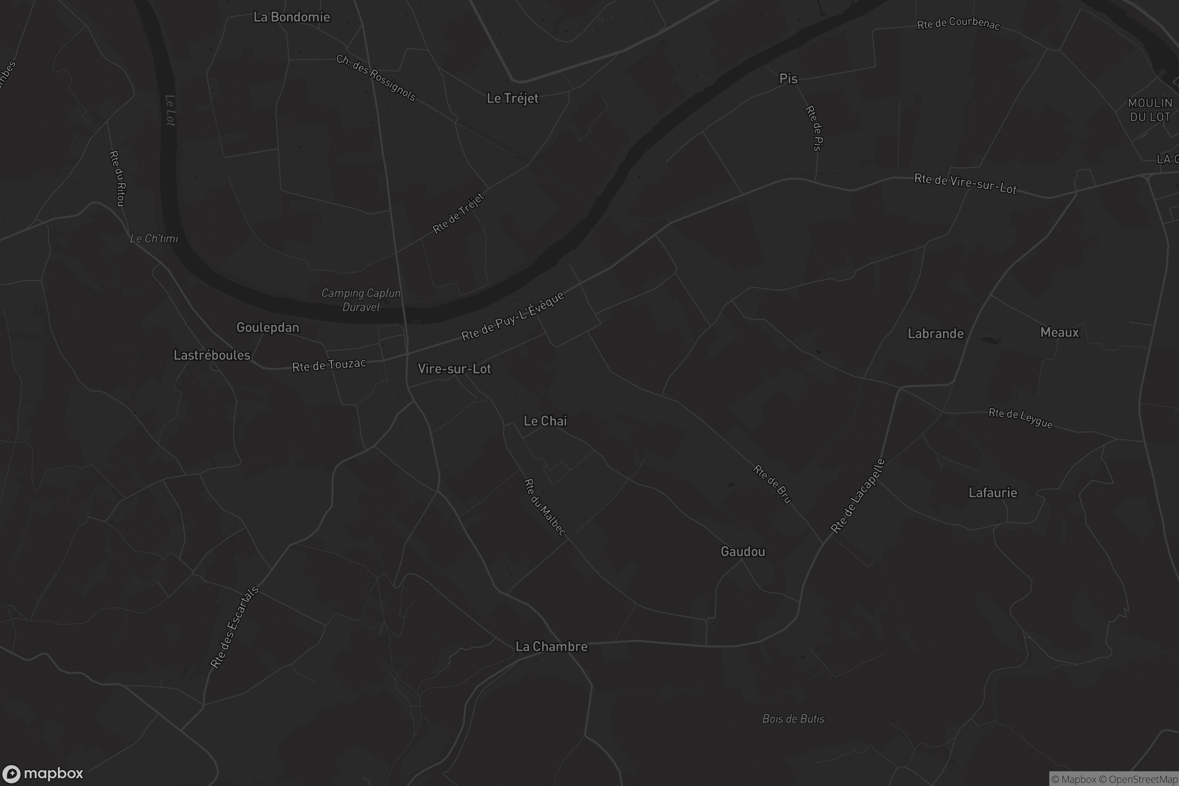 Carte de Vire-sur-Lot