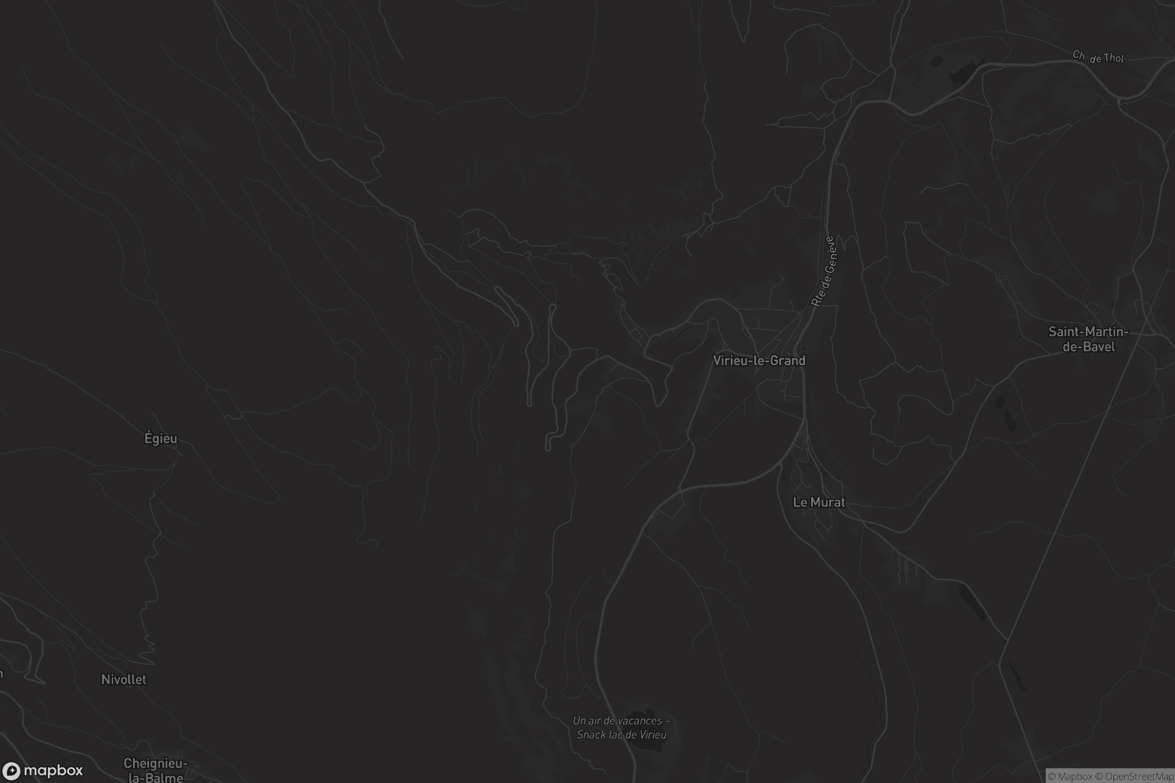 Carte de Virieu-le-Grand