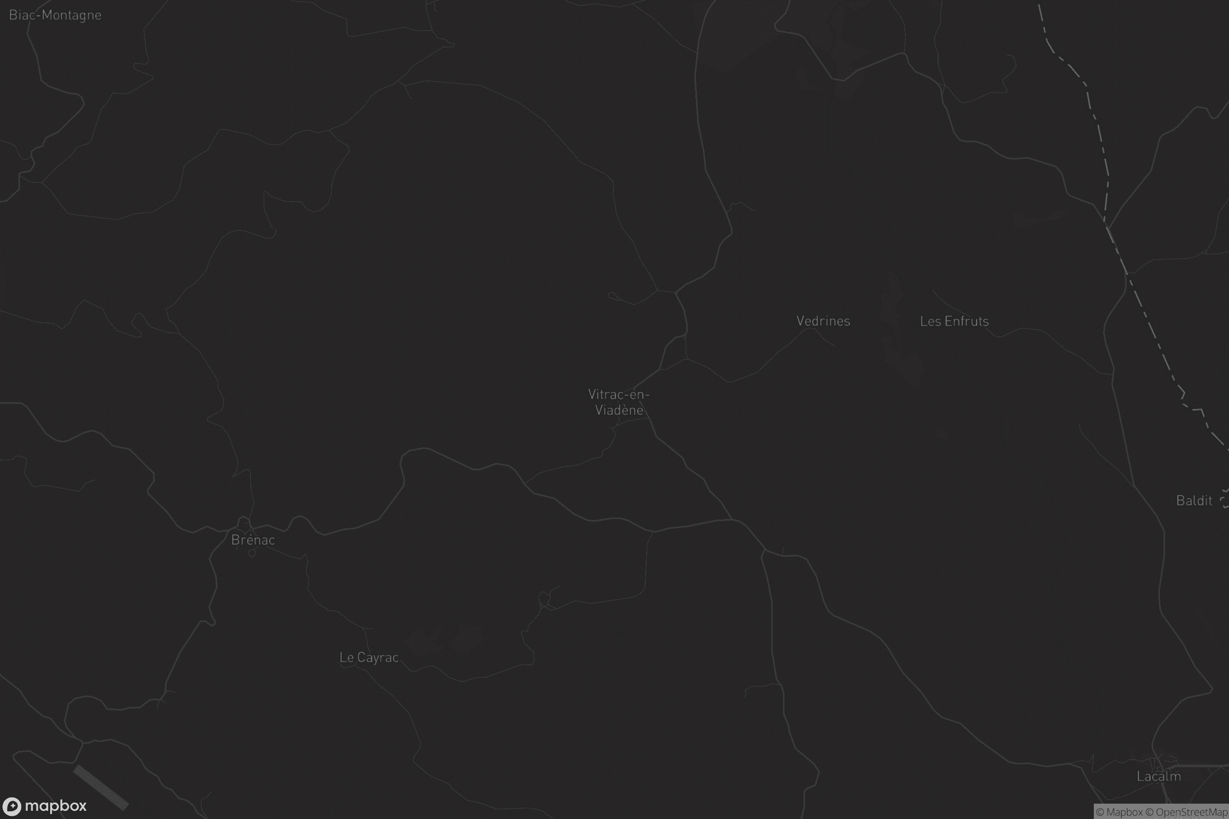 Carte de Vitrac-en-Viadène