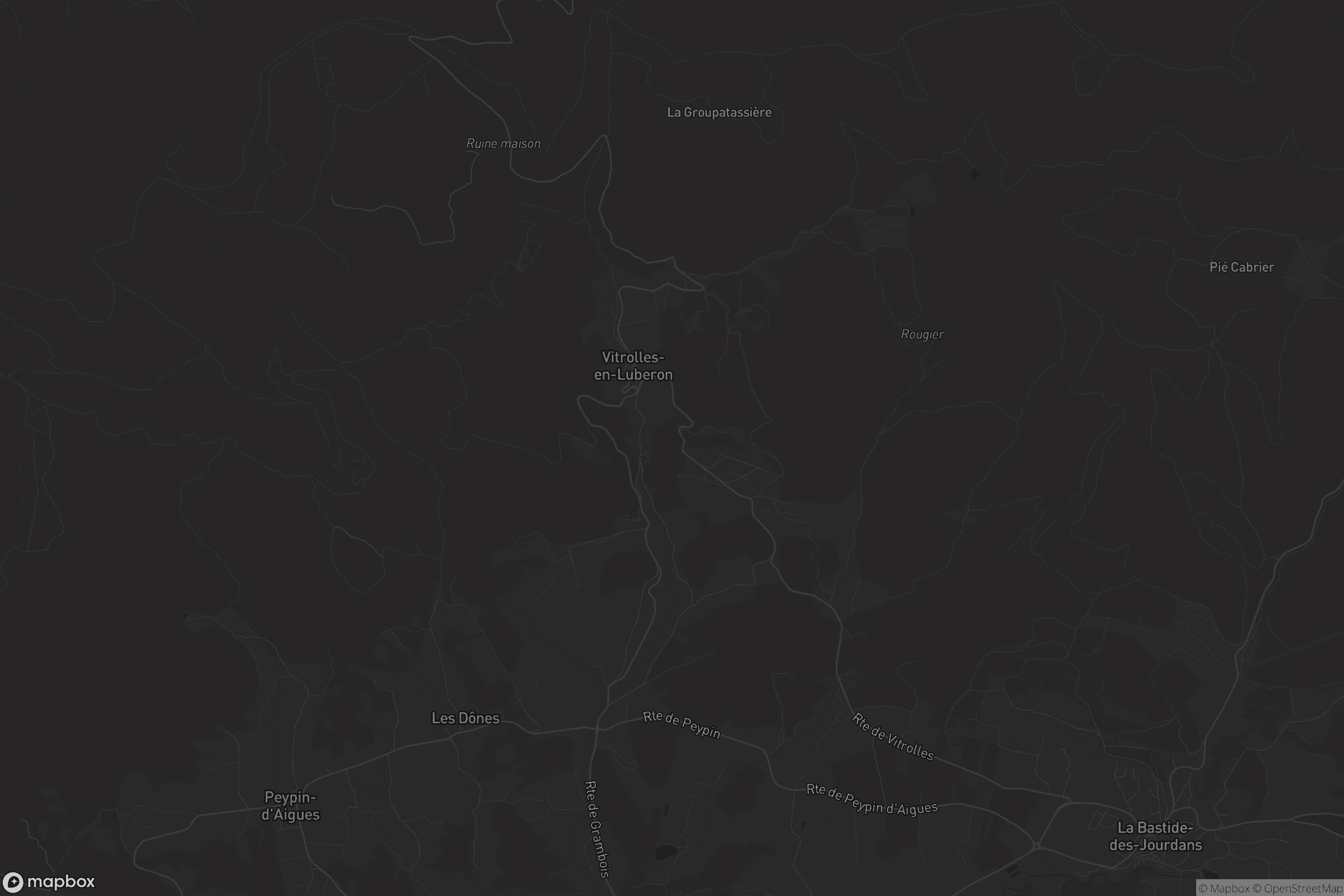 Carte de Vitrolles-en-Luberon