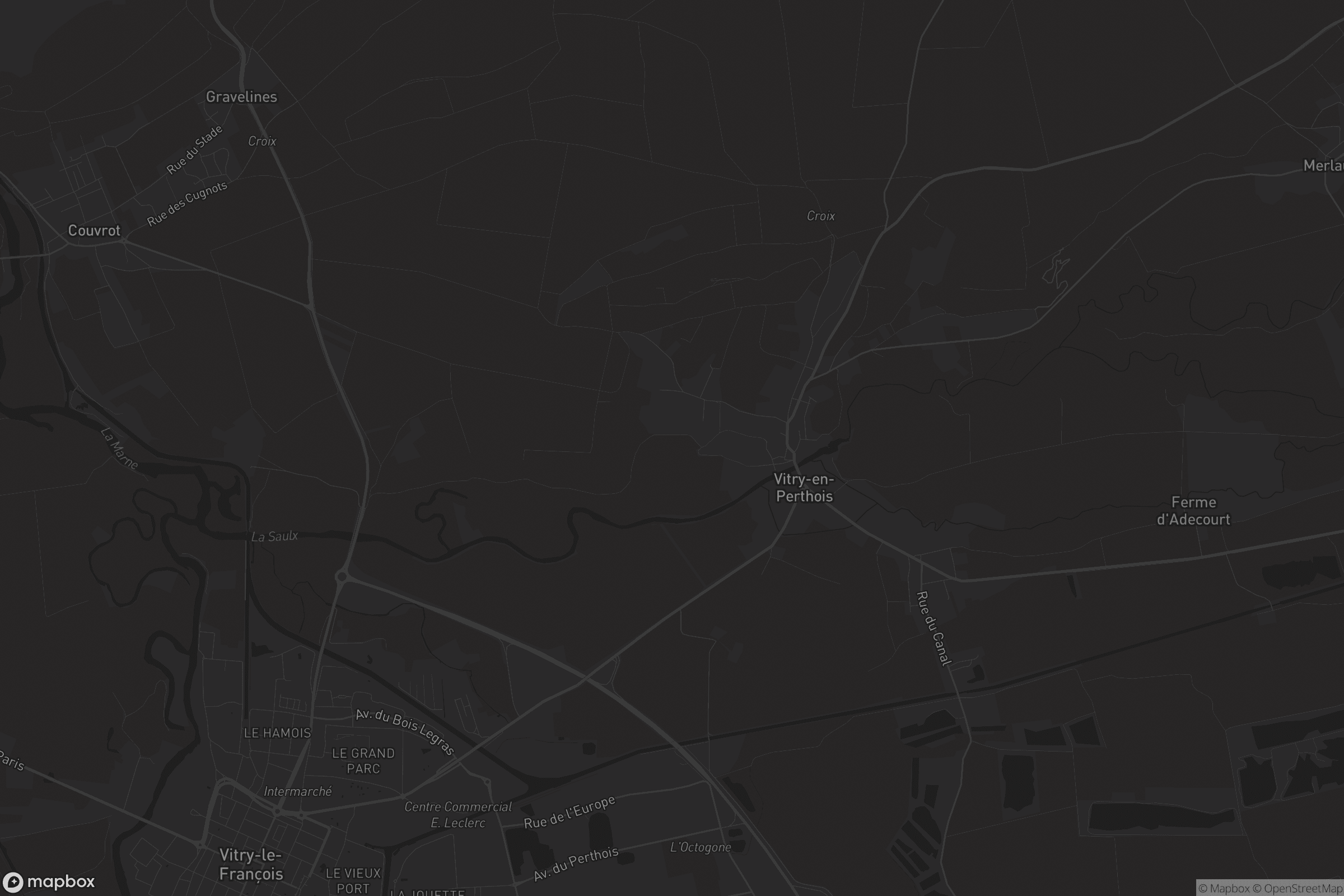 Carte de Vitry-en-Perthois