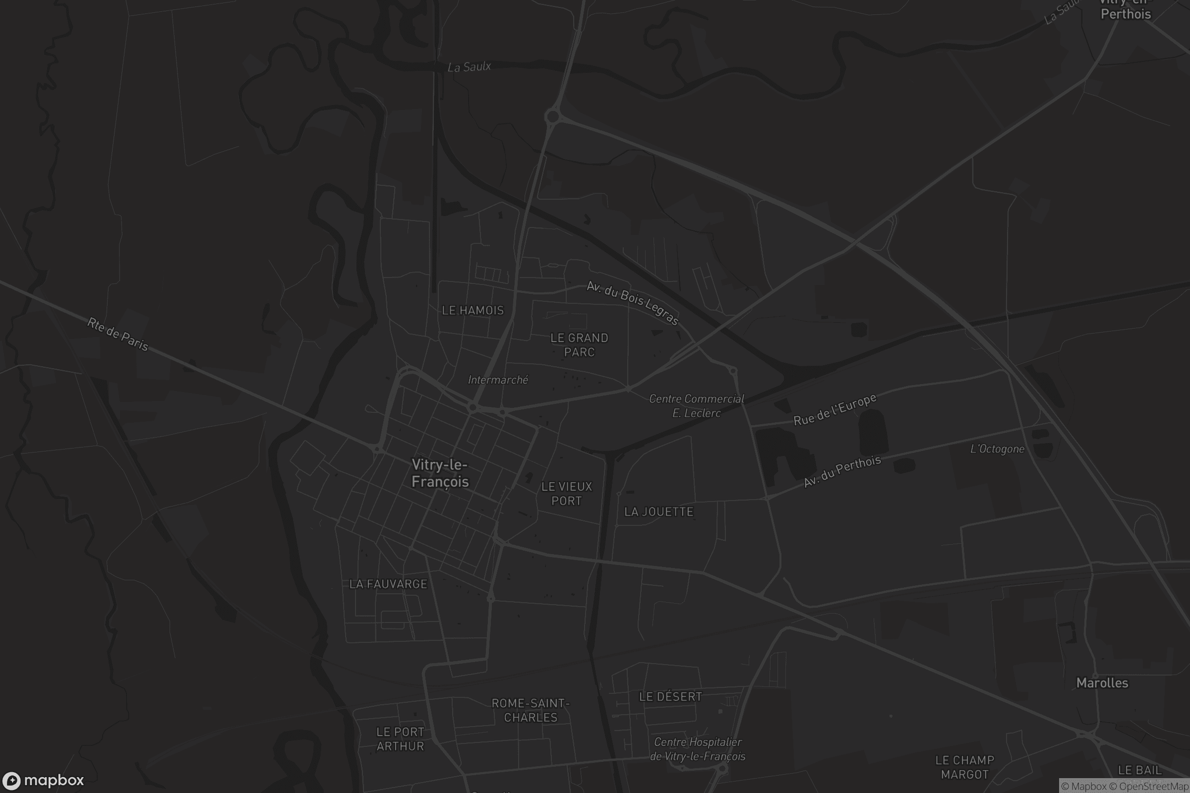 Carte de Vitry-le-François