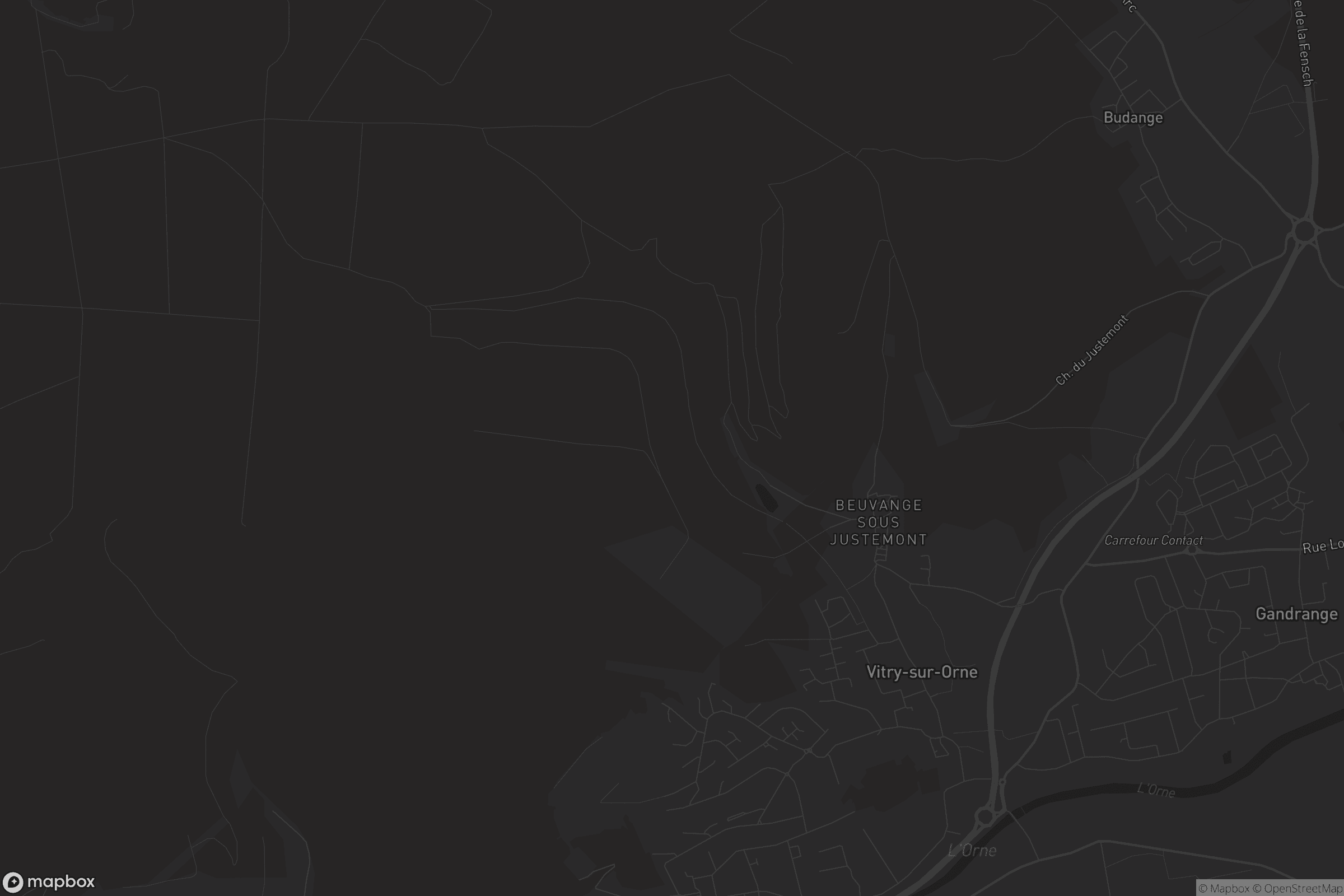Carte de Vitry-sur-Orne