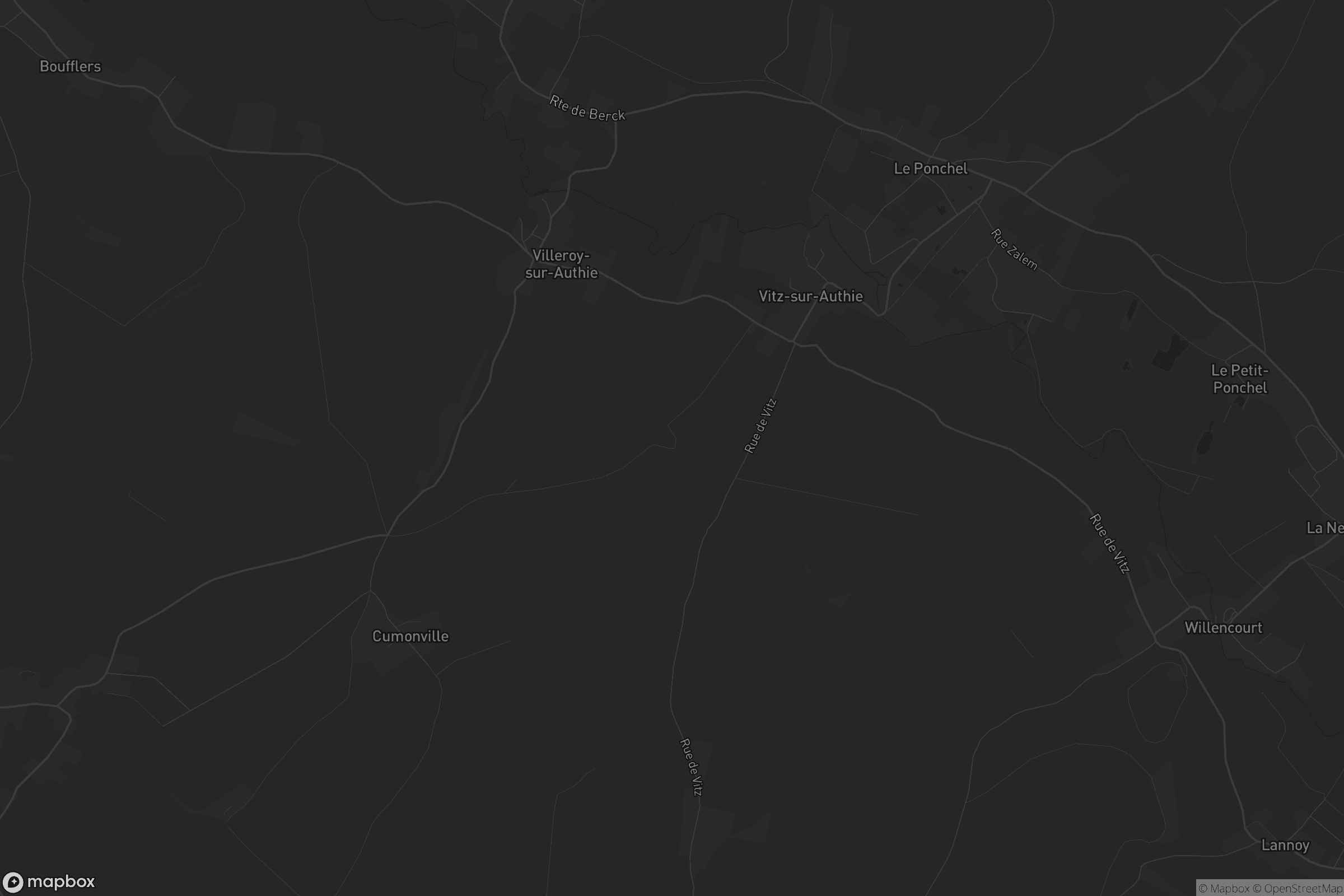 Carte de Vitz-sur-Authie