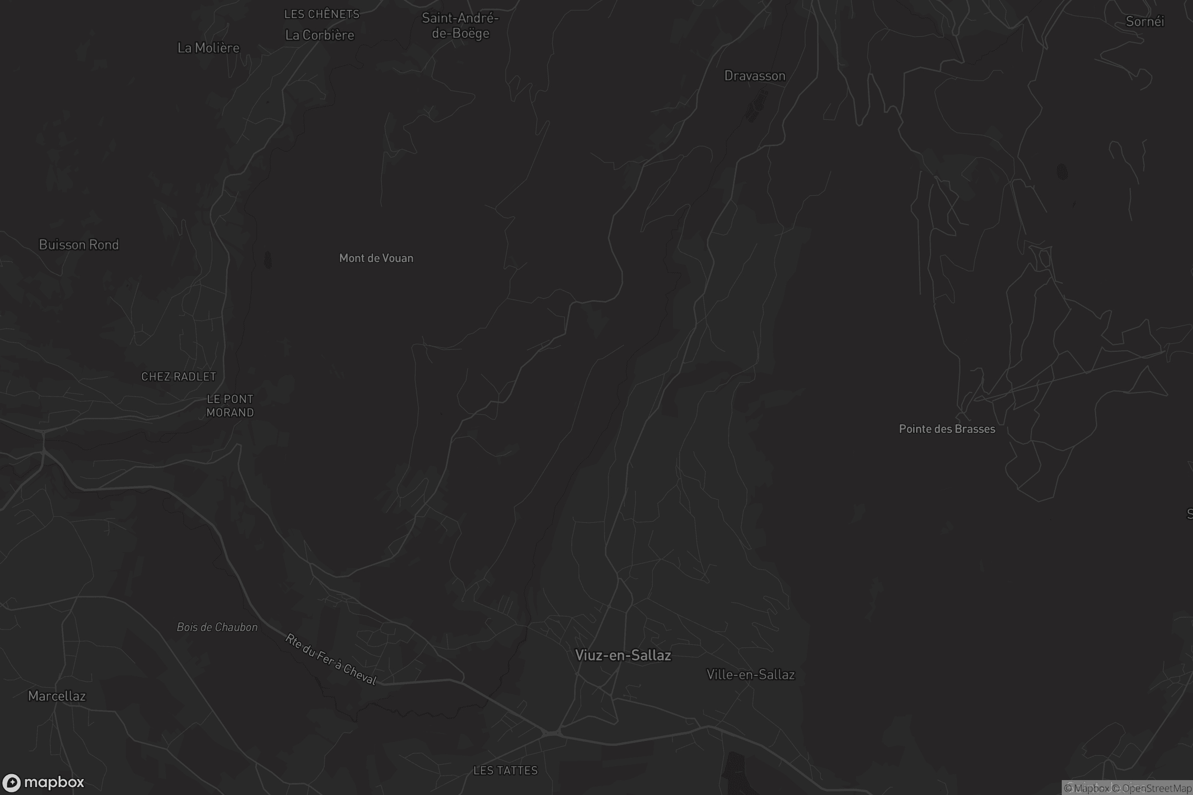 Carte de Viuz-en-Sallaz