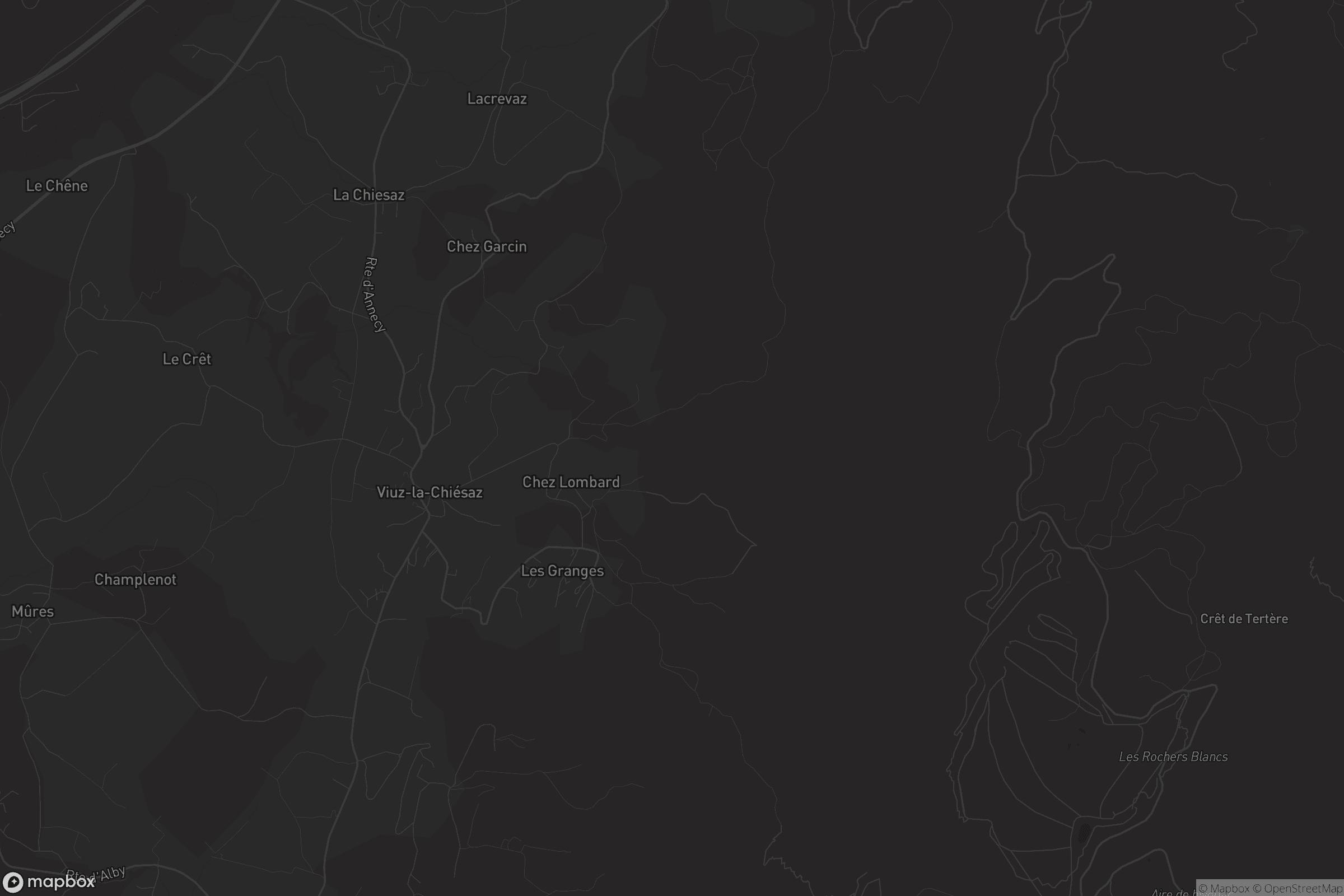 Carte de Viuz-la-Chiésaz