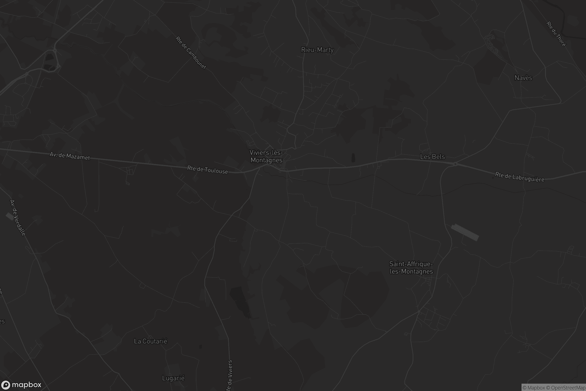 Carte de Viviers-lès-Montagnes