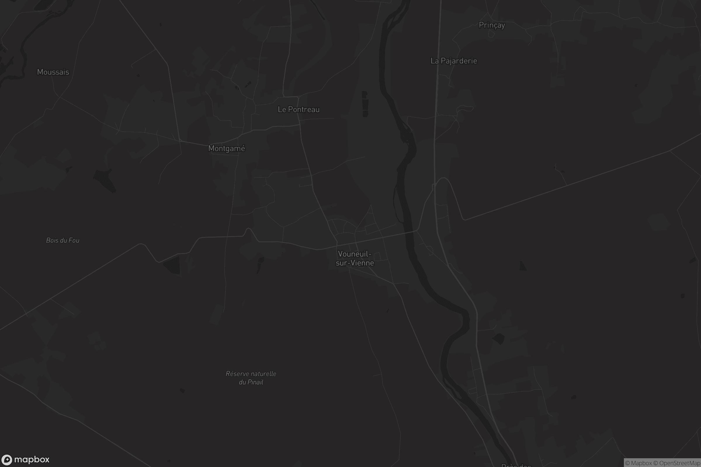 Carte de Vouneuil-sur-Vienne