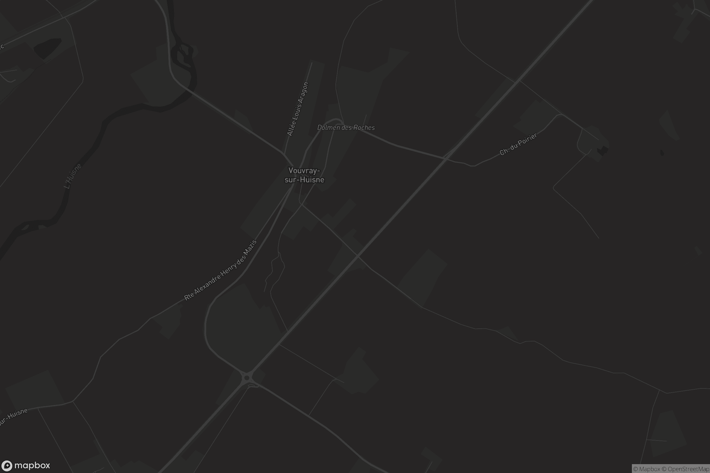 Carte de Vouvray-sur-Huisne