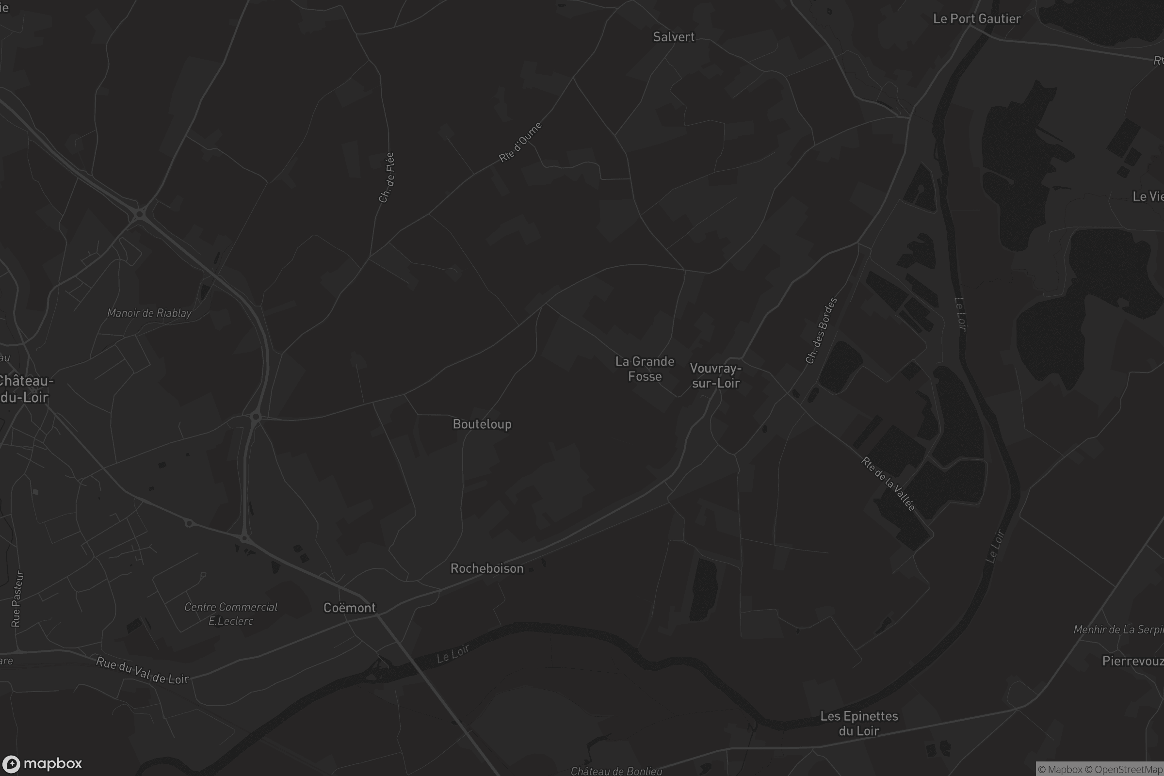 Carte de Vouvray-sur-Loir