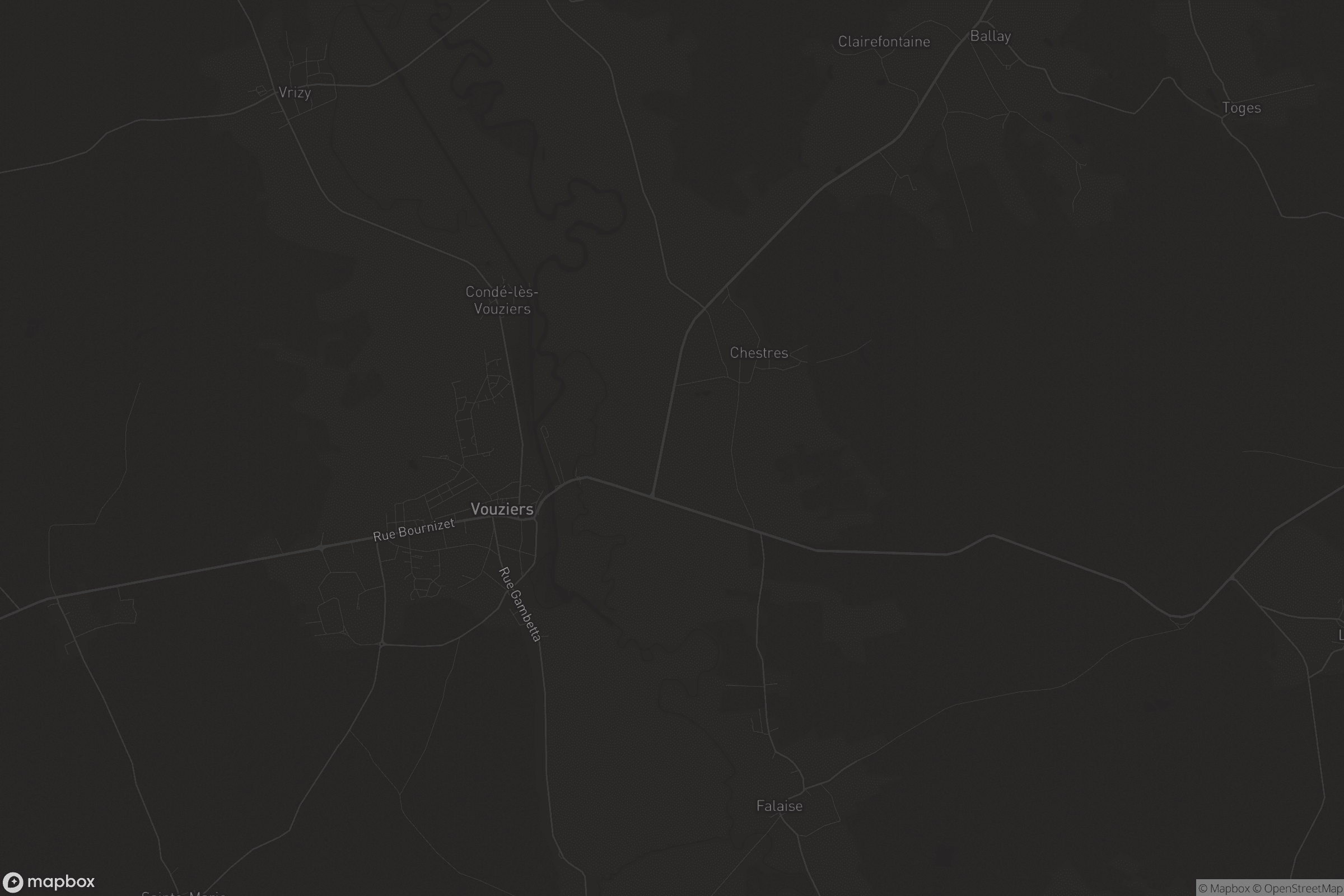 Carte de Vouziers