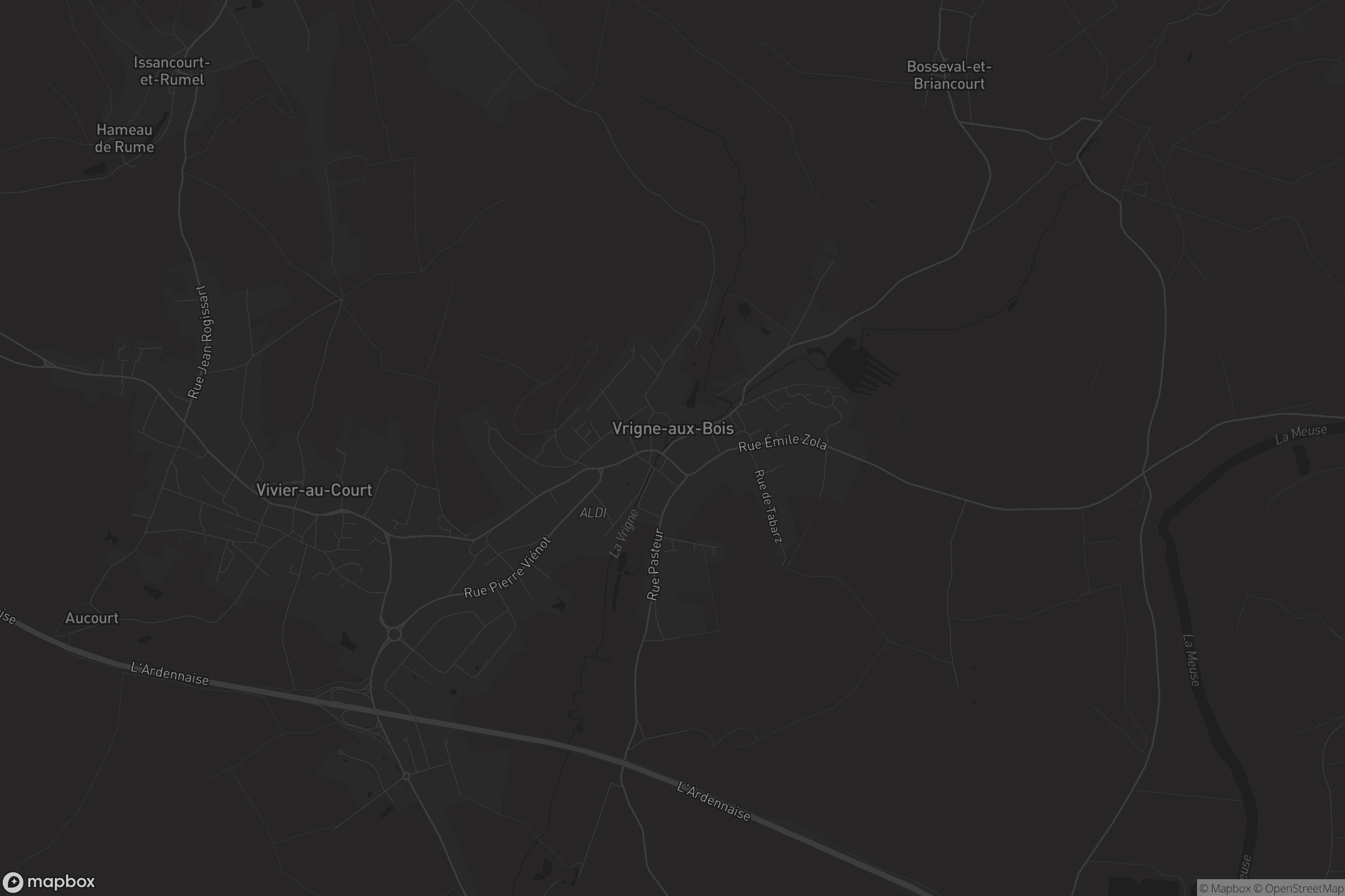 Carte de Vrigne-aux-Bois