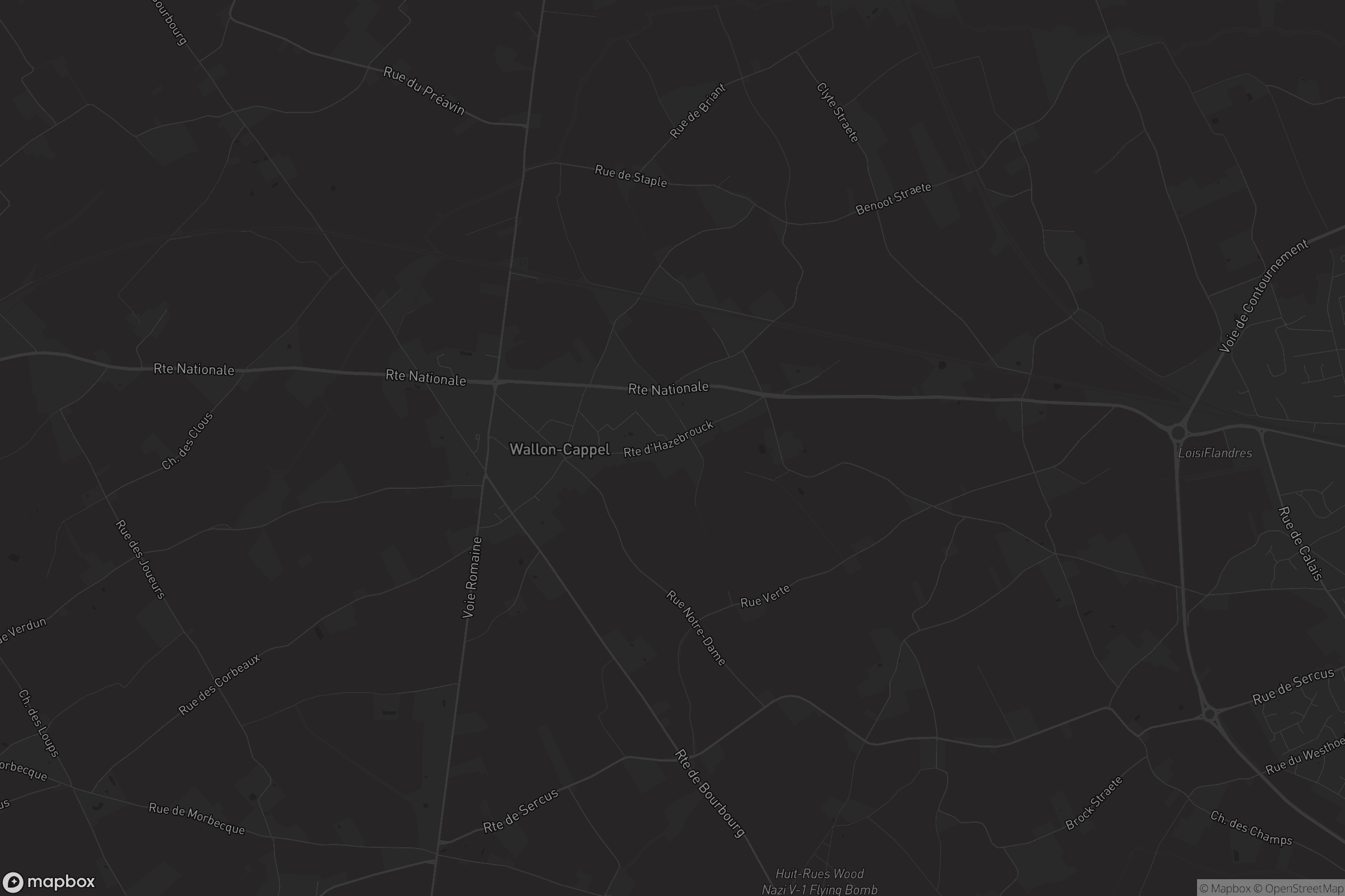 Carte de Wallon-Cappel