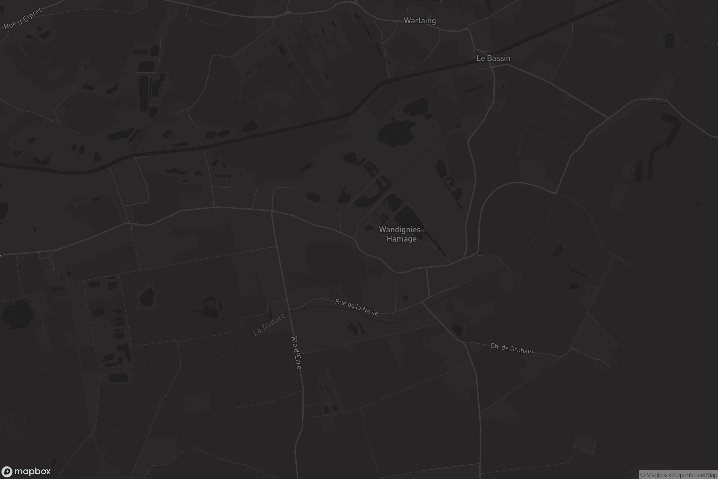 Carte de Wandignies-Hamage