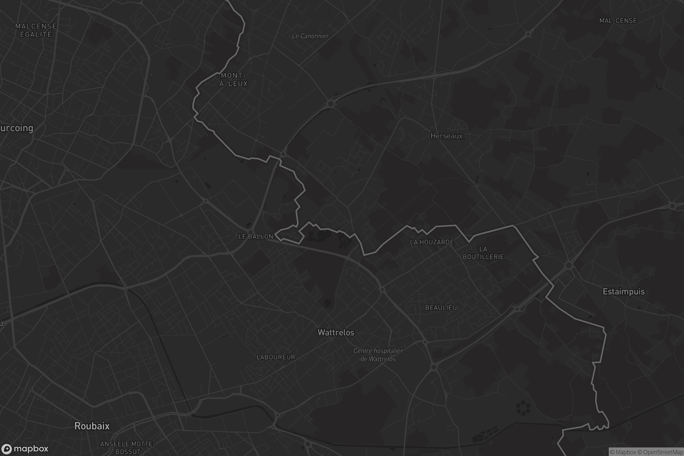 Carte de Wattrelos