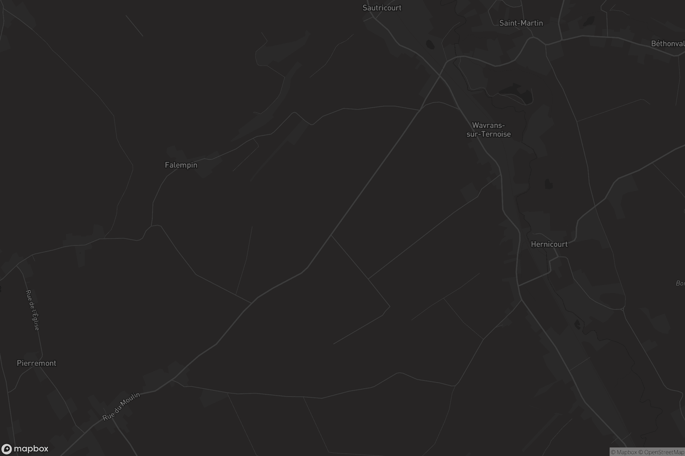 Carte de Wavrans-sur-Ternoise