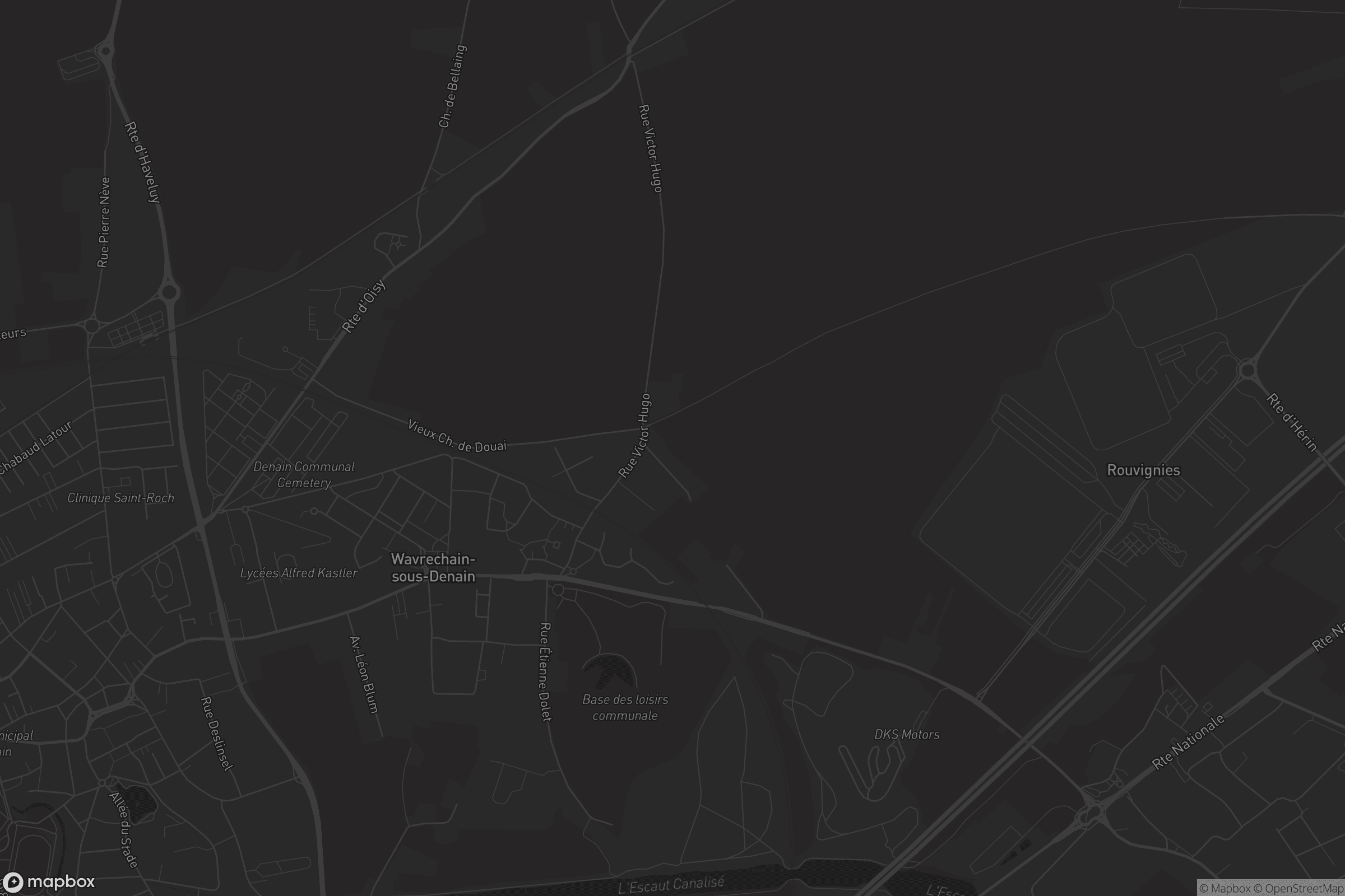 Carte de Wavrechain-sous-Denain