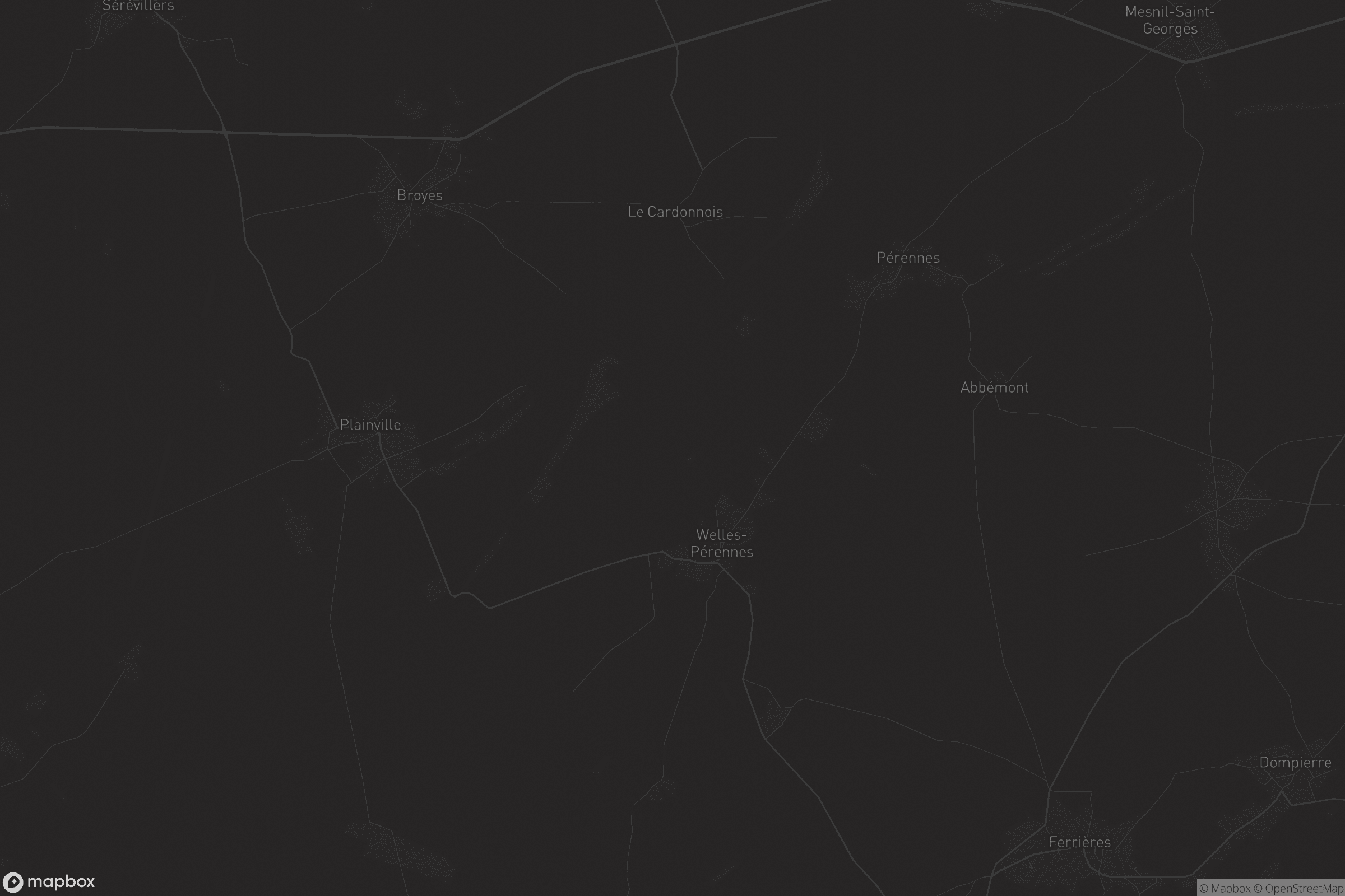 Carte de Welles-Pérennes