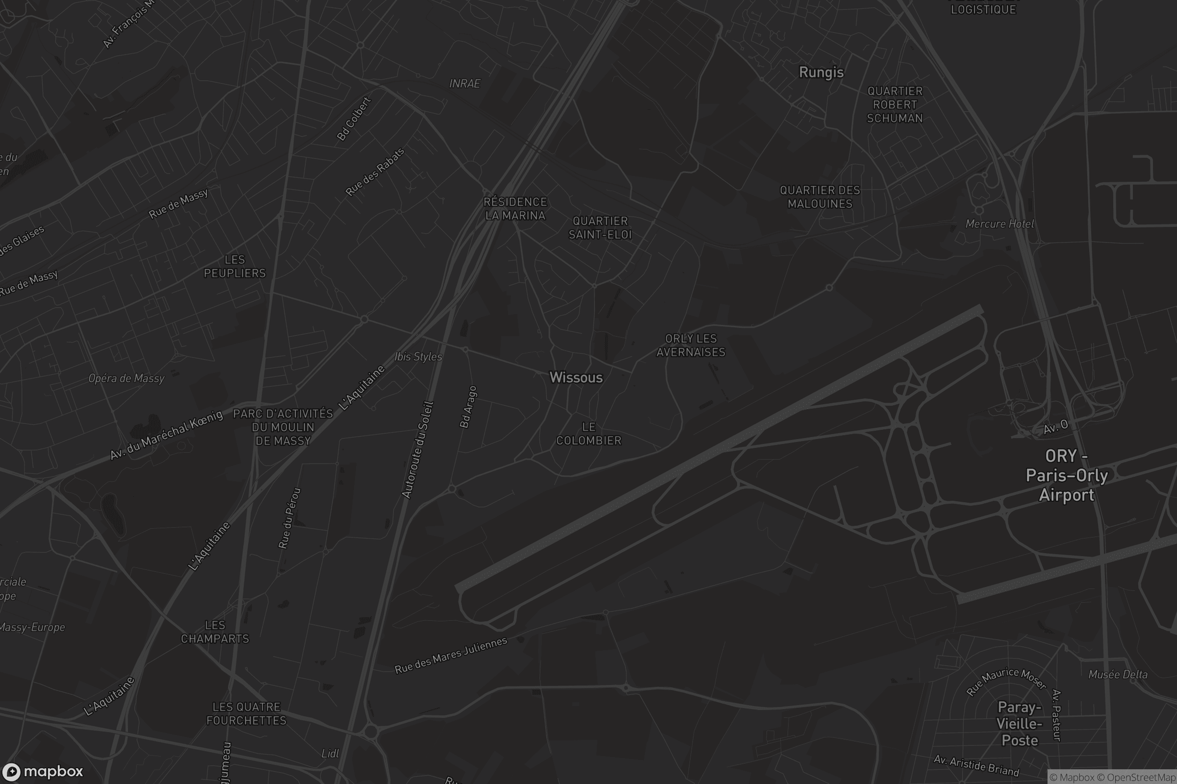 Carte de Wissous