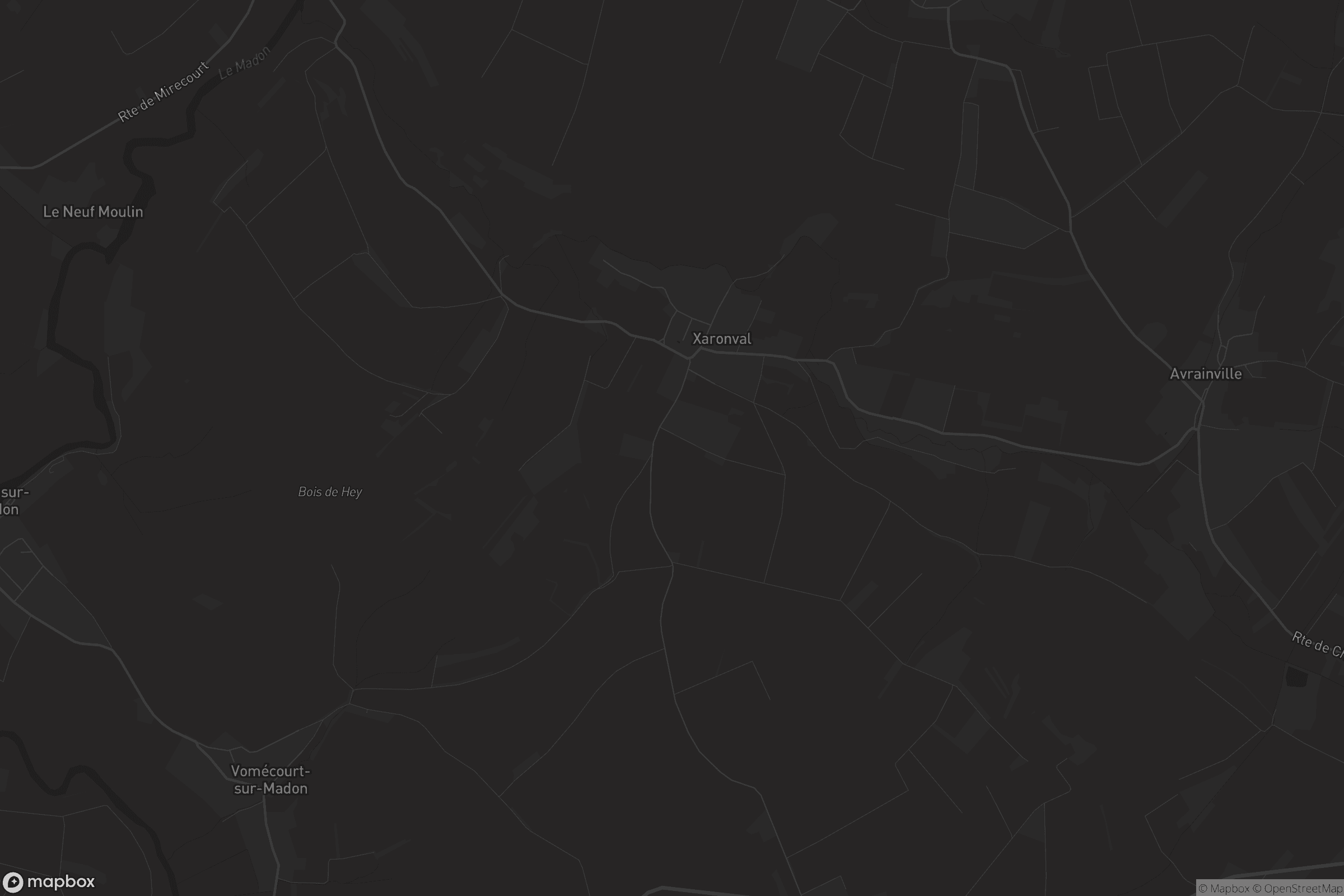 Carte de Xaronval