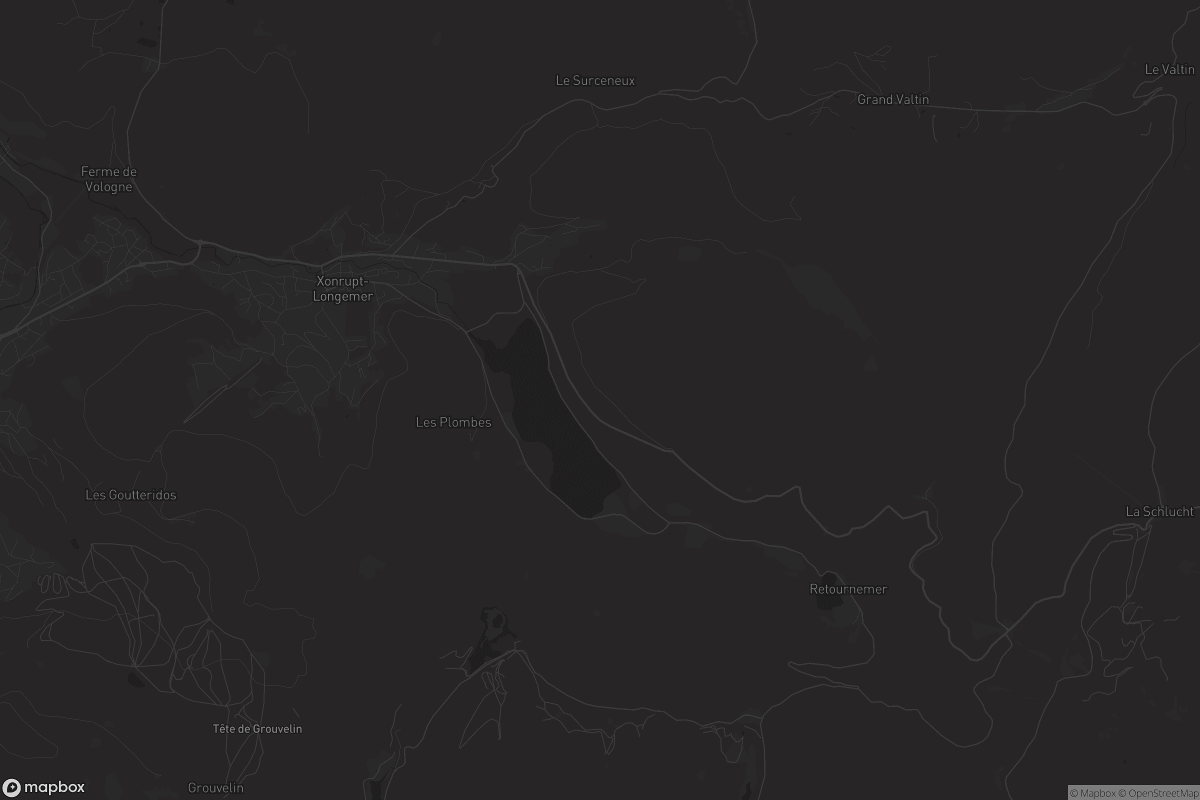 Carte de Xonrupt-Longemer