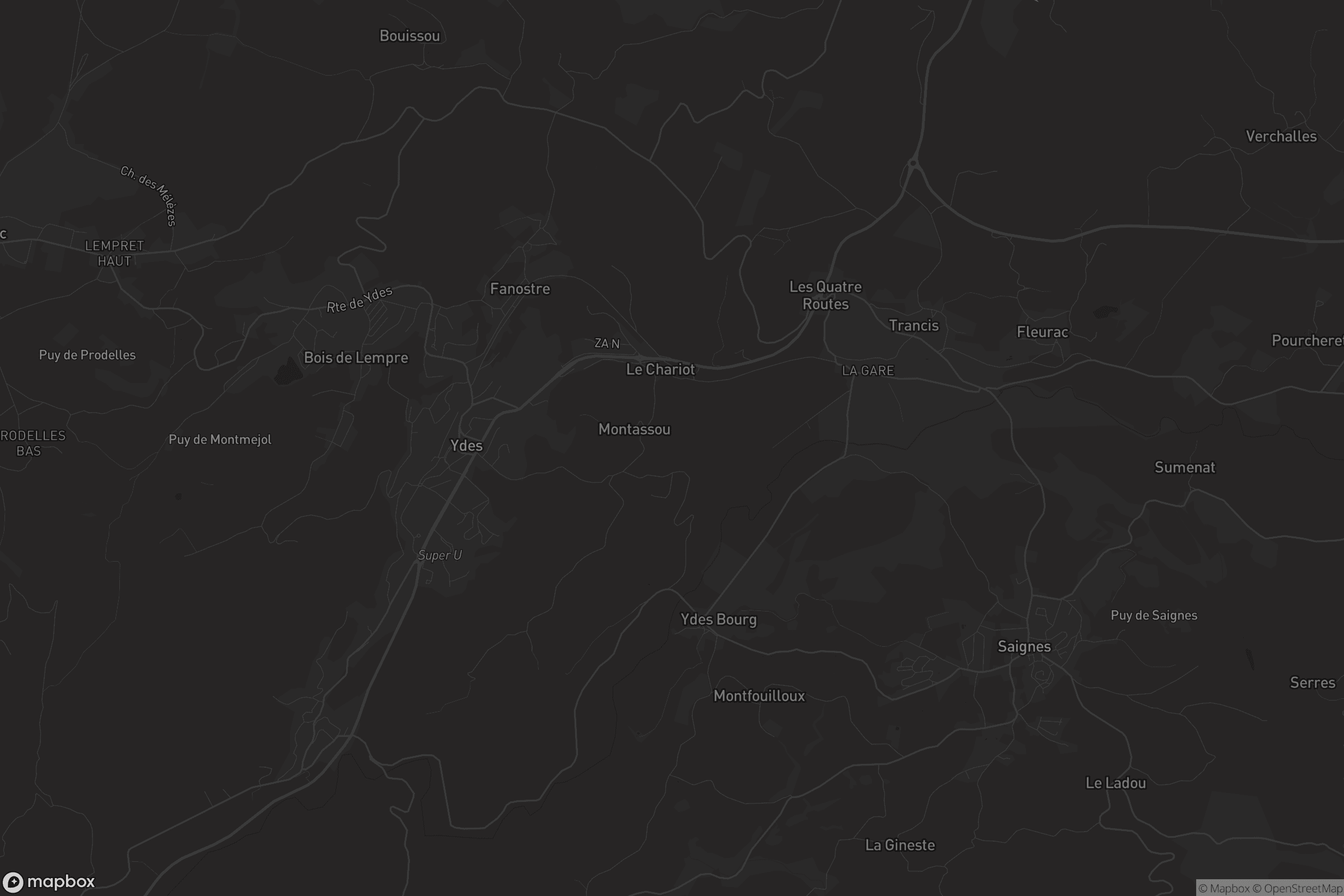 Carte de Ydes